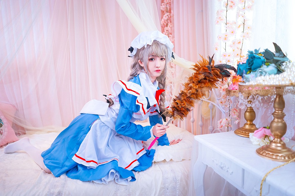 鳗鱼霏儿《女仆+兽耳+黑丝》 [Cosplay福利] 写真集[33P]