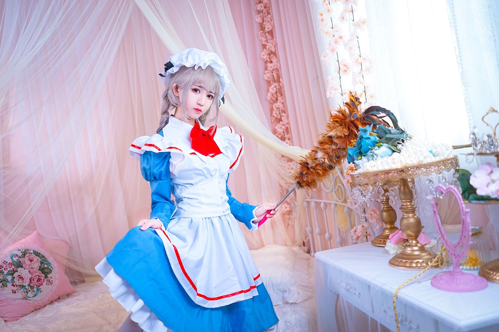 鳗鱼霏儿《女仆+兽耳+黑丝》 [Cosplay福利] 写真集[33P]