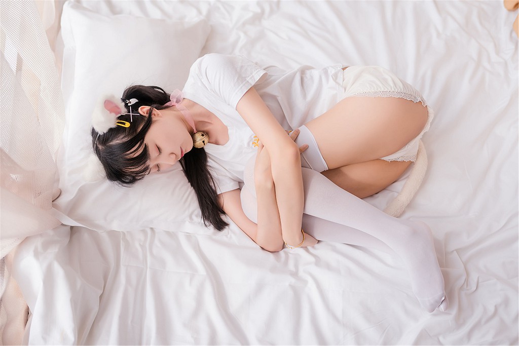 มู่หมี่หมี่ OwO 《สาวแมว》 [Cosplay ฟู๋ลี่] หนังสือภาพ [51P