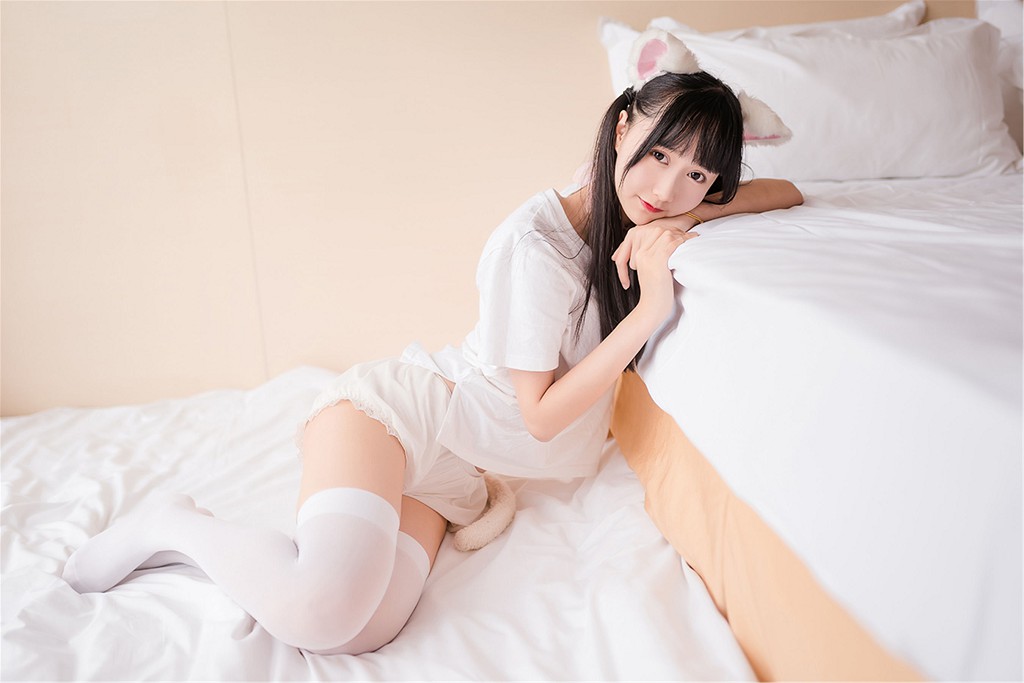มู่หมี่หมี่ OwO 《สาวแมว》 [Cosplay ฟู๋ลี่] หนังสือภาพ [51P