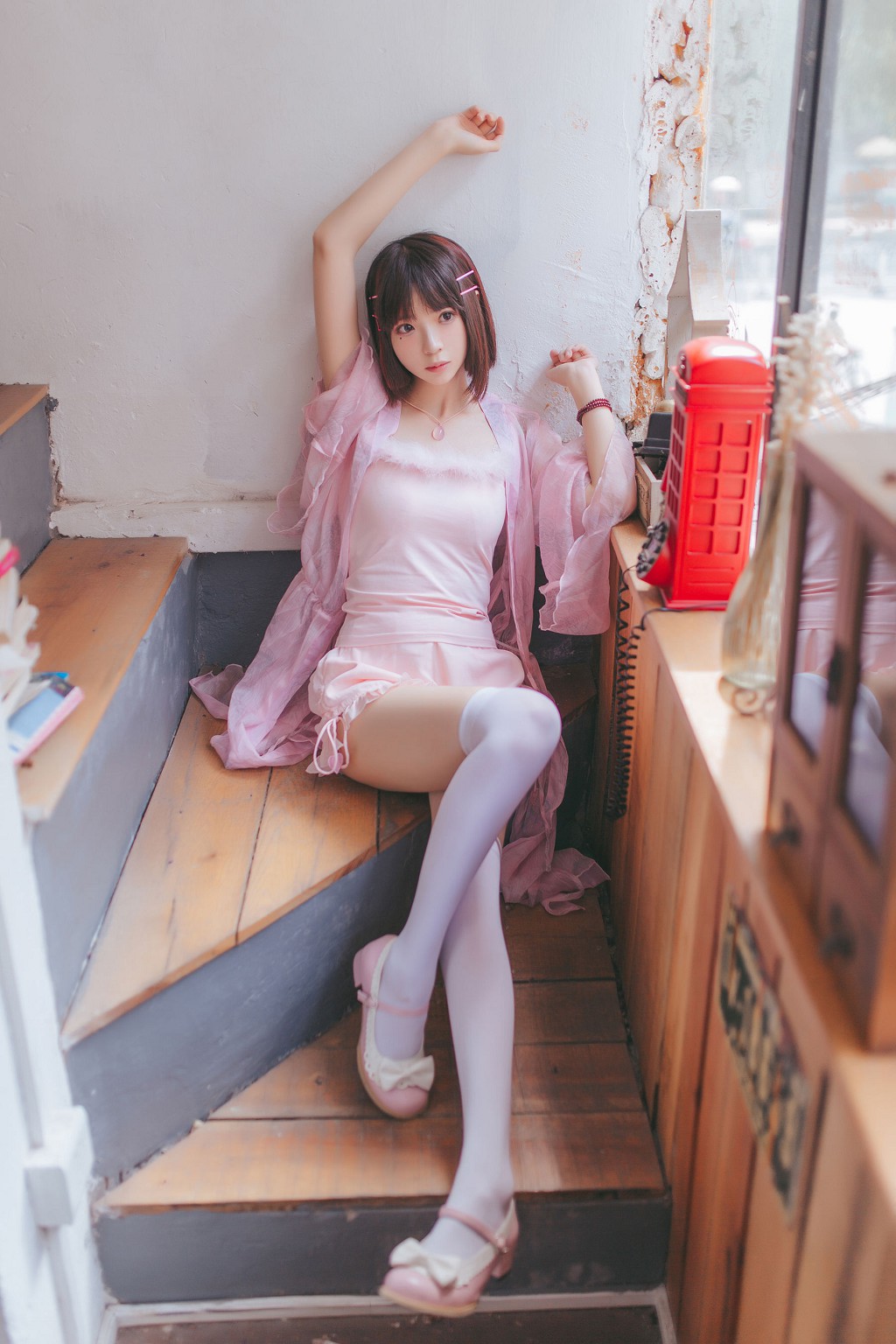 疯猫ss 水手服和睡衣 Cosplay 写真 57P