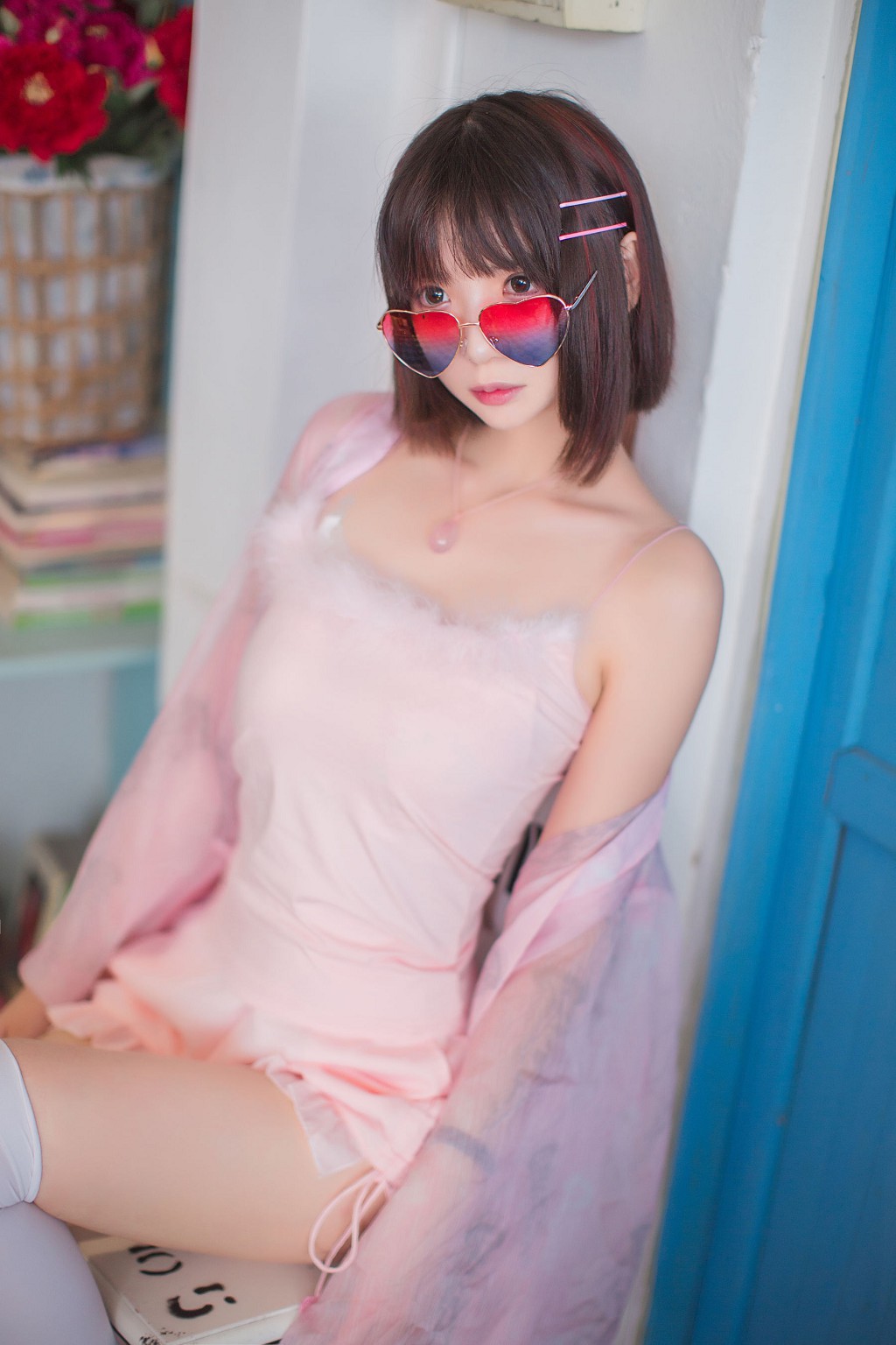 疯猫ss 水手服和睡衣 Cosplay 写真 57P
