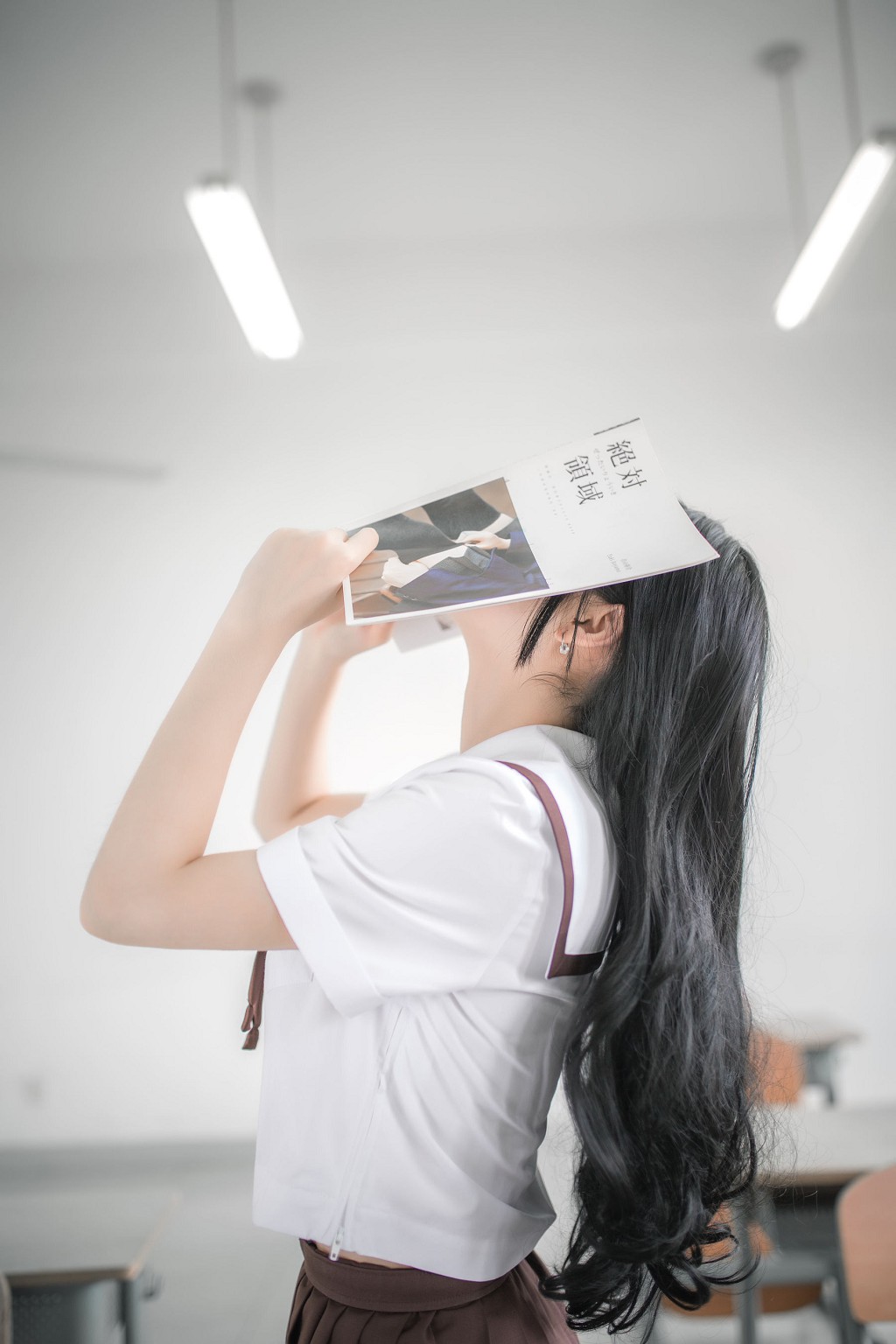 疯猫ss 水手服和睡衣 Cosplay 写真 57P