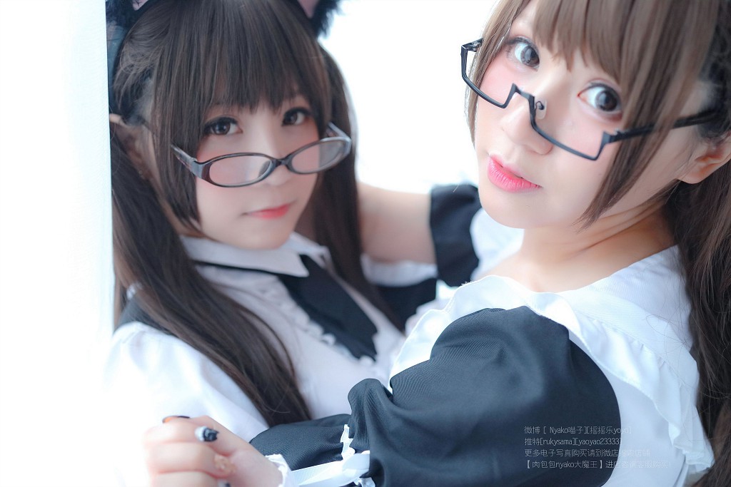 ​摇摇乐yoyo&Nyako喵子《诱人女仆》 [Cosplay福利] 写真集[130P]