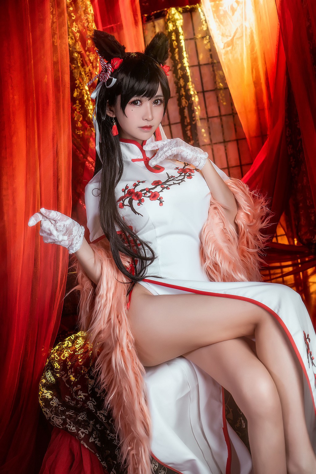 鳗鱼霏儿《碧蓝航线+旗袍+红发魔女》 [Cosplay美女] 写真集[34P]
