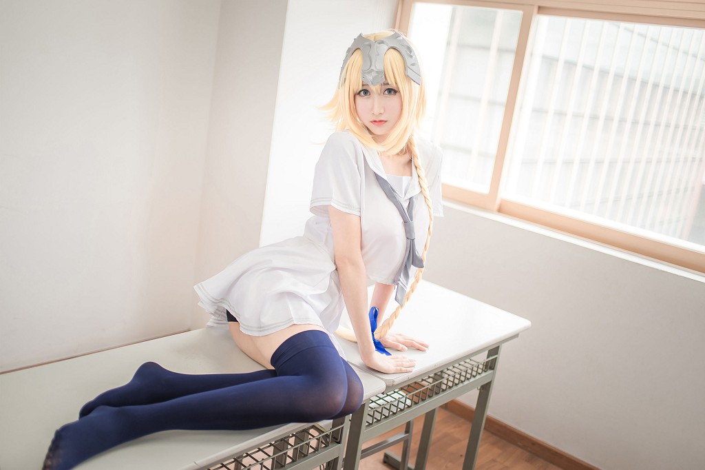 木绵绵《贞德（白）》 [COSER美女] 写真集[28P]