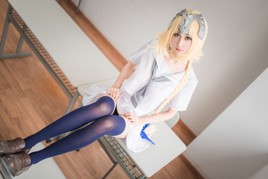 木绵绵《贞德（白）》 [COSER美女] 写真集[28P]