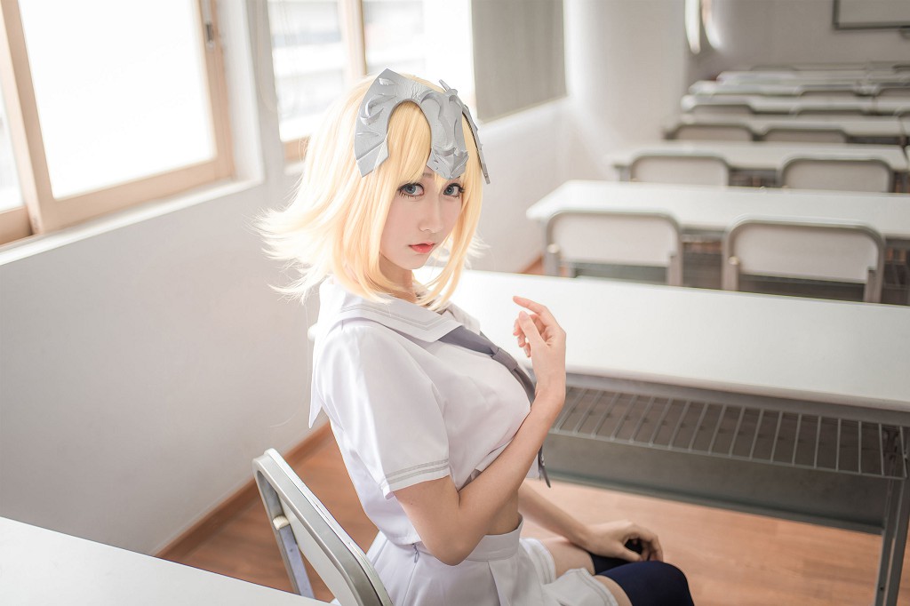 木绵绵《贞德（白）》 [COSER美女] 写真集[28P]