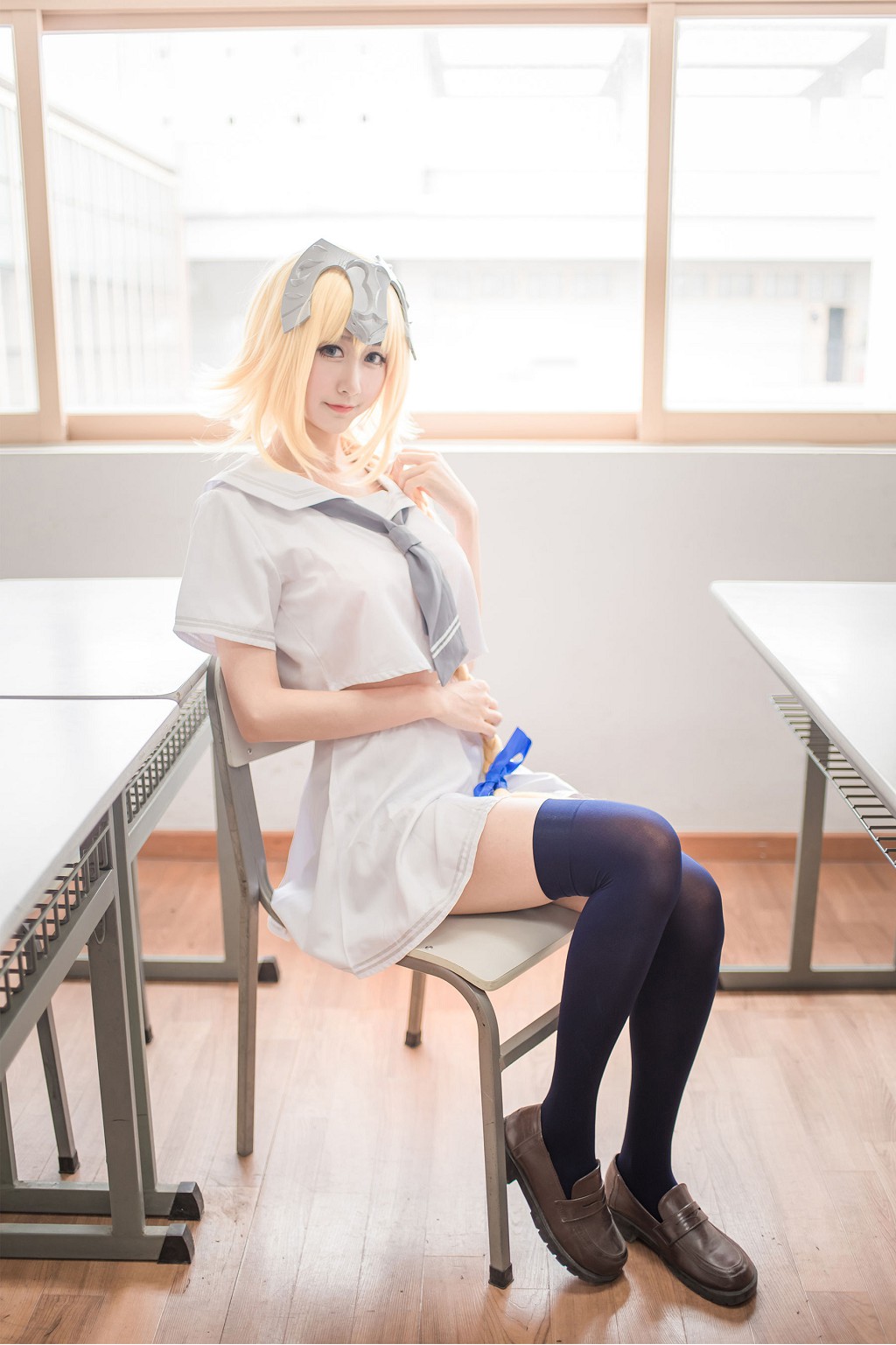 木绵绵《贞德（白）》 [COSER美女] 写真集[28P]