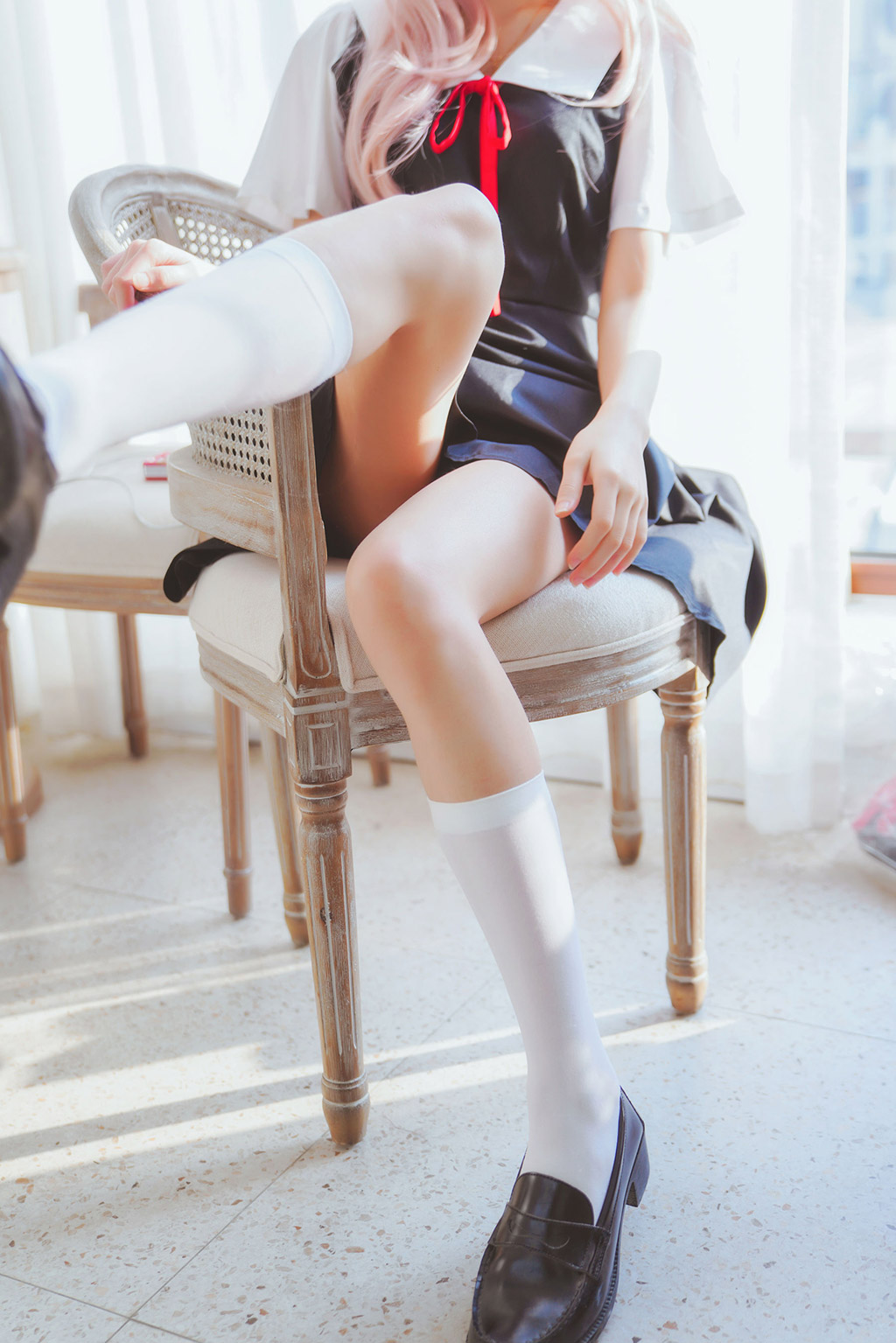 桜桃喵《藤原千花》 [萝莉COS] 写真集[48P]