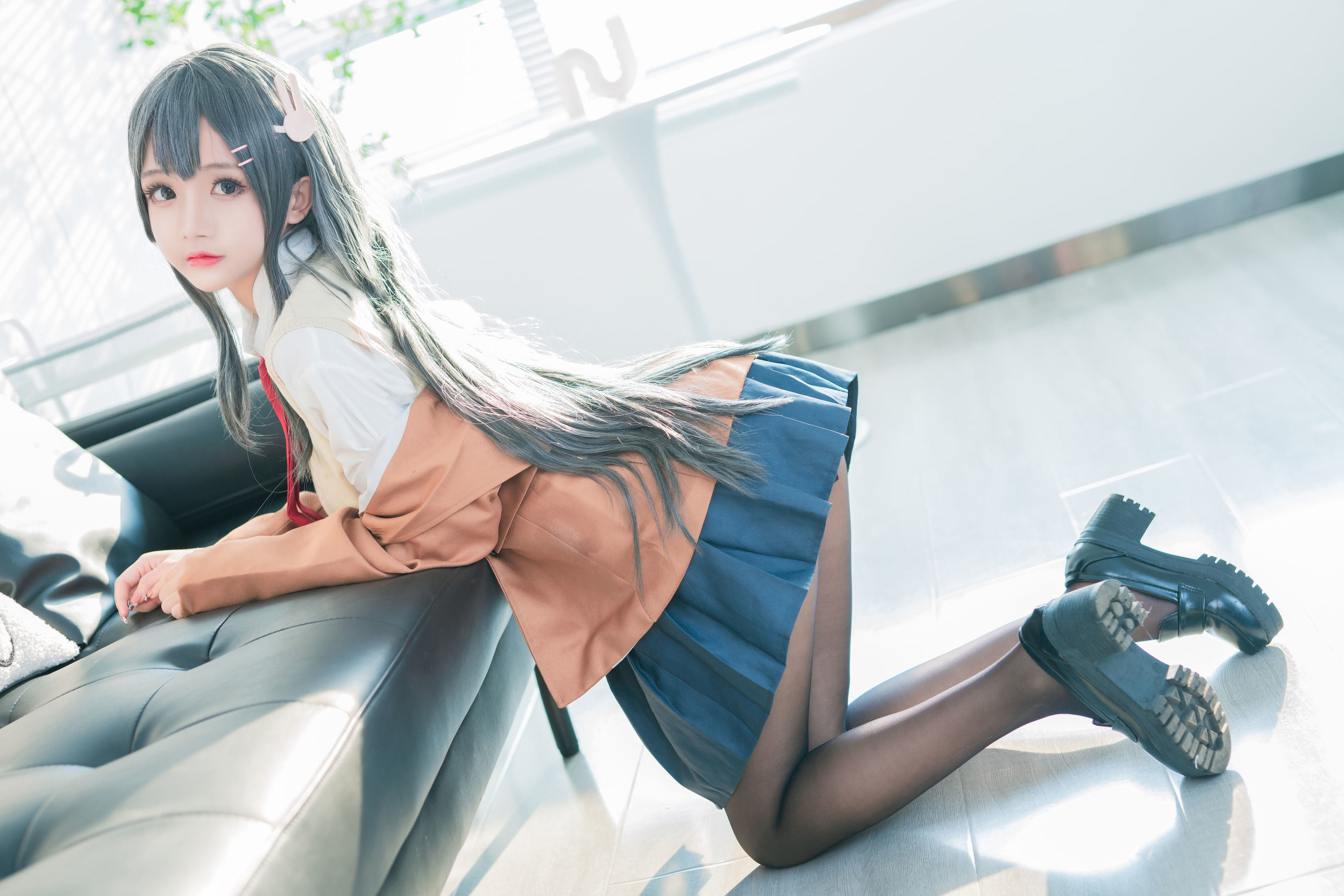 เน็ตไอดอลคอสเพลย์] Cosplayริ娜เจียว - มายชุดนักเรียน