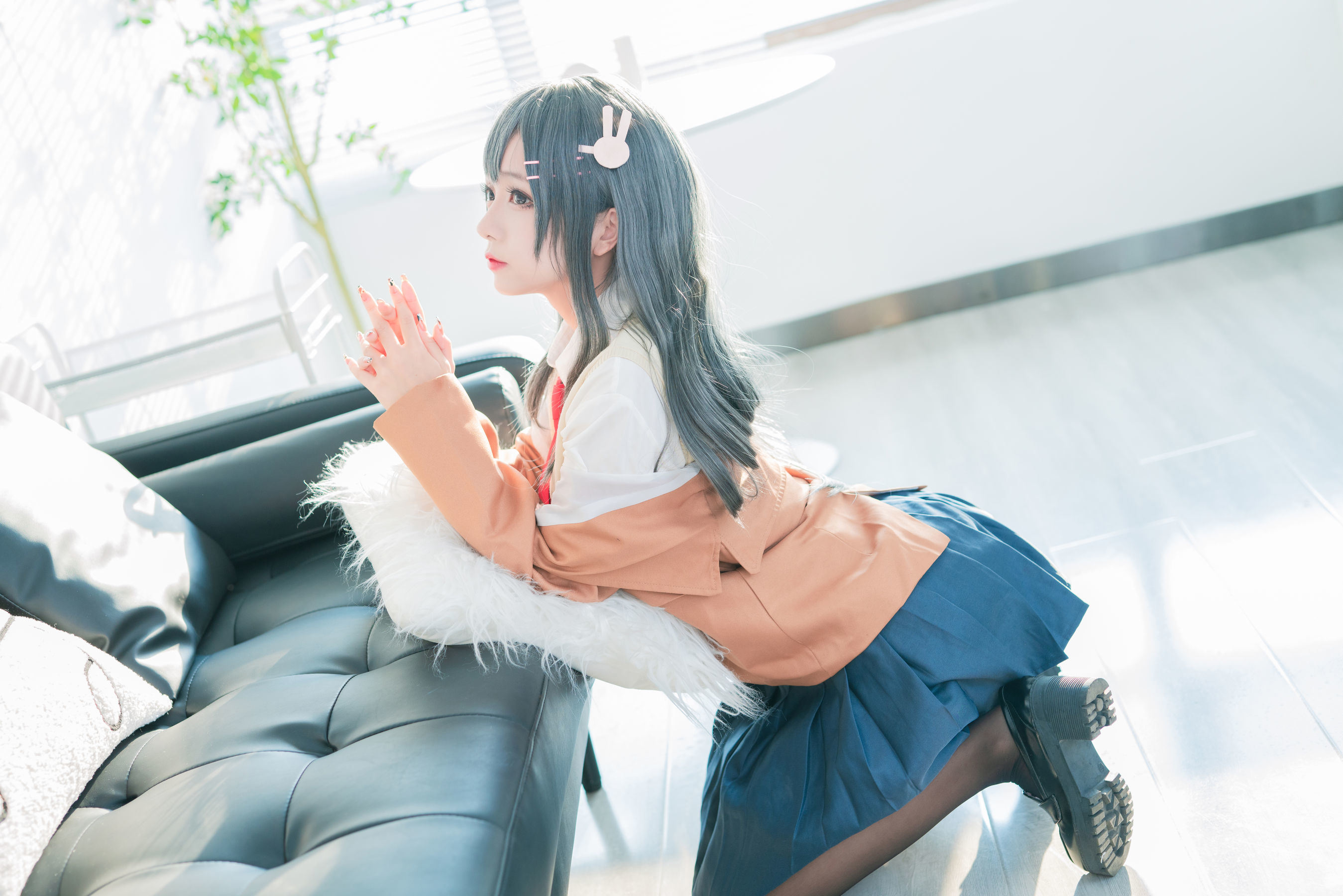 เน็ตไอดอลคอสเพลย์] Cosplayริ娜เจียว - มายชุดนักเรียน