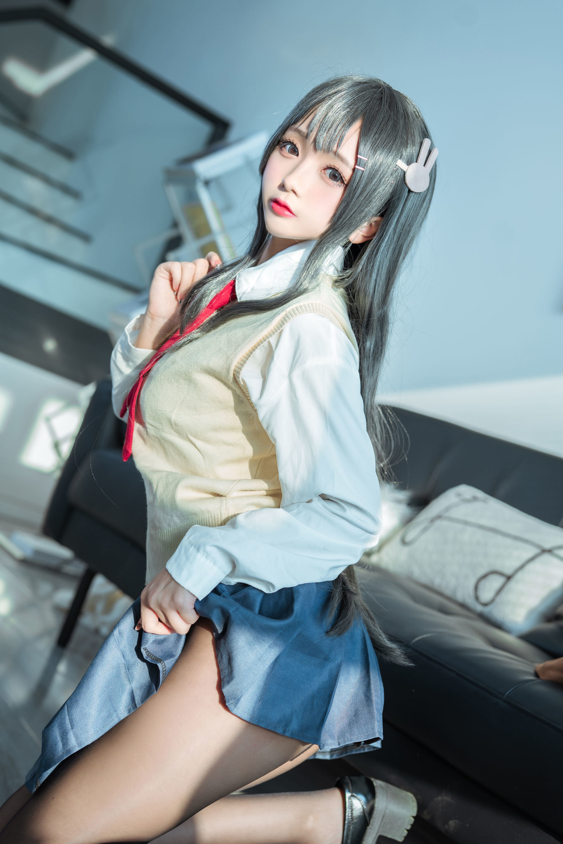 เน็ตไอดอลคอสเพลย์] Cosplayริ娜เจียว - มายชุดนักเรียน