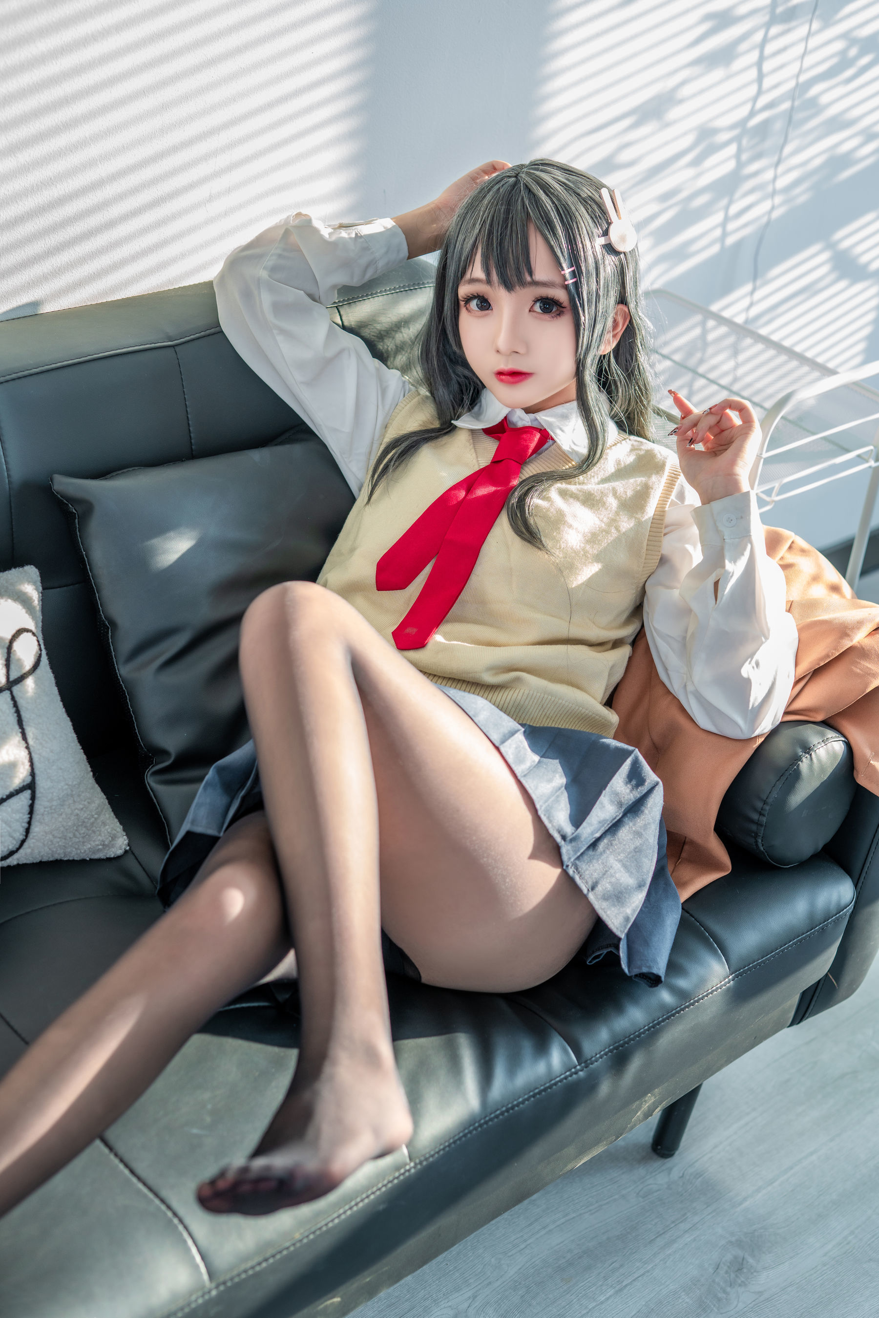 เน็ตไอดอลคอสเพลย์] Cosplayริ娜เจียว - มายชุดนักเรียน