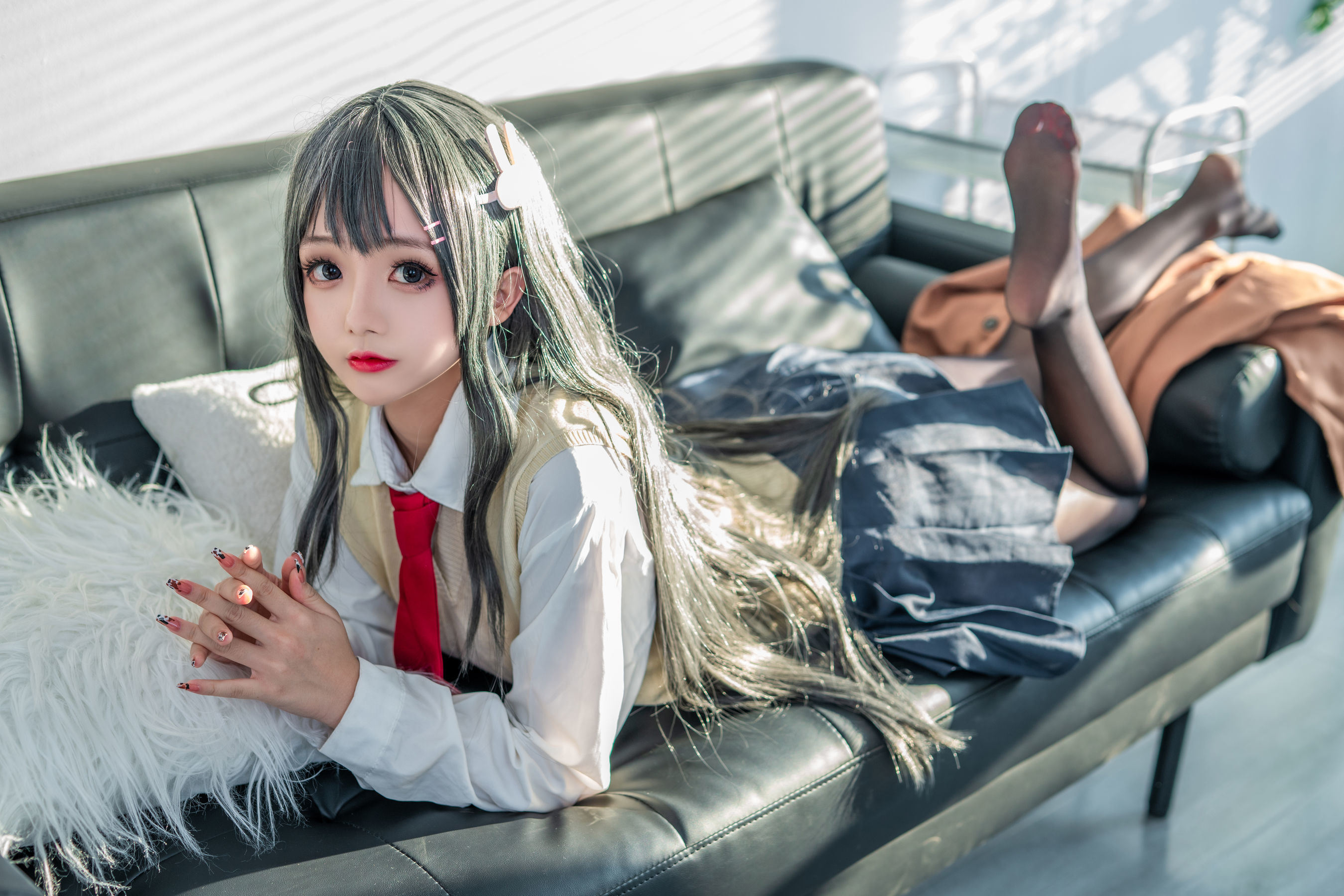 เน็ตไอดอลคอสเพลย์] Cosplayริ娜เจียว - มายชุดนักเรียน