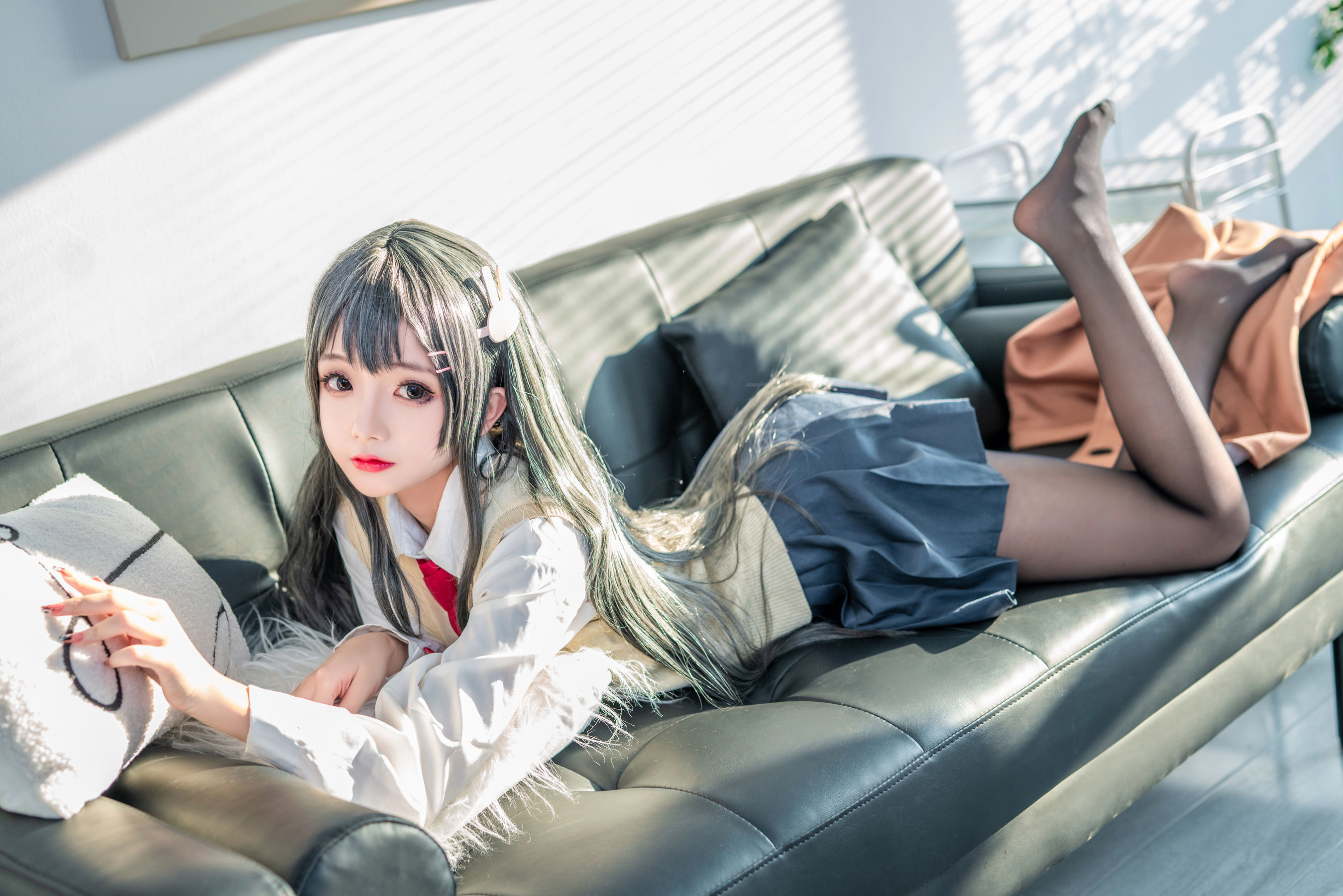 เน็ตไอดอลคอสเพลย์] Cosplayริ娜เจียว - มายชุดนักเรียน