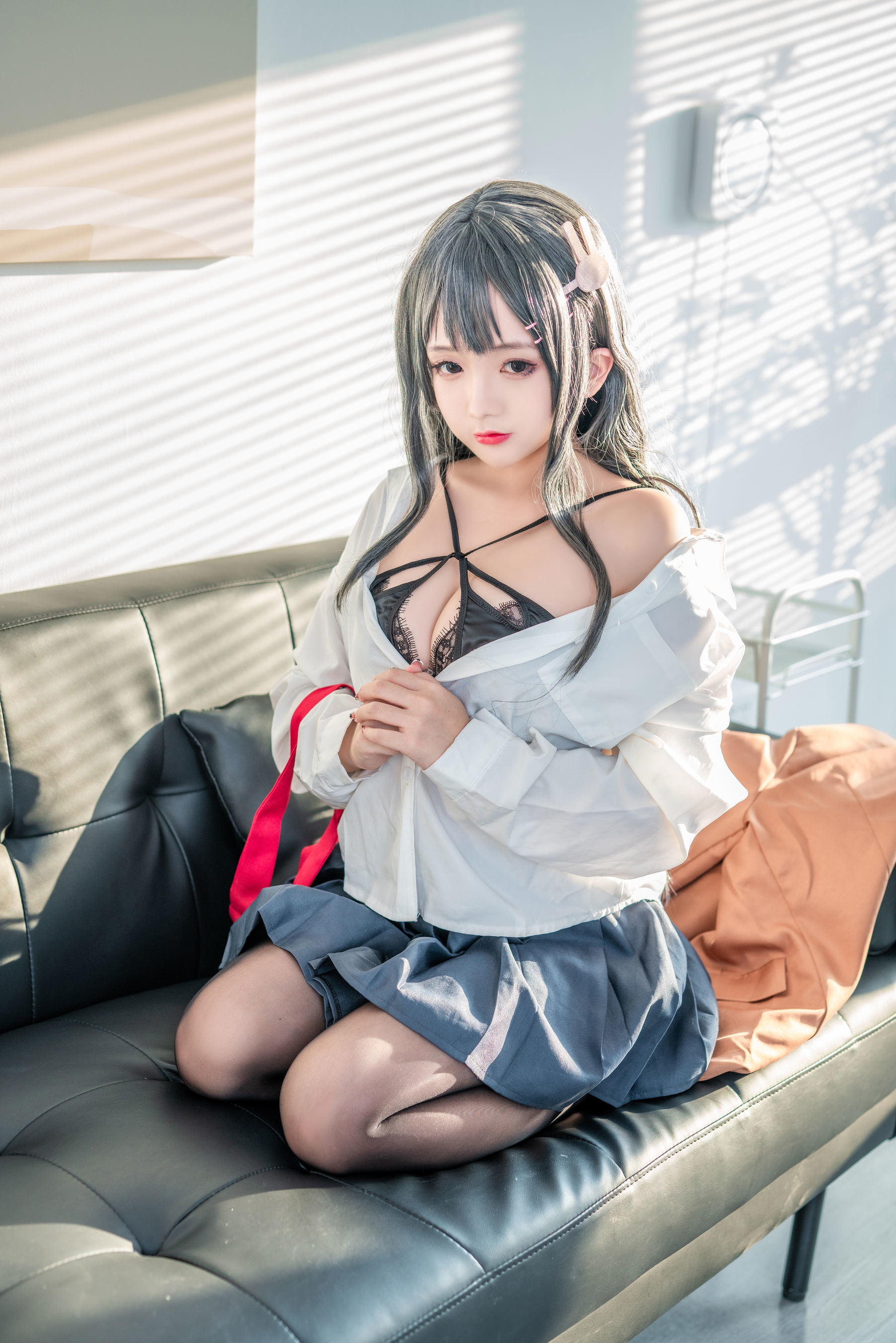 เน็ตไอดอลคอสเพลย์] Cosplayริ娜เจียว - มายชุดนักเรียน