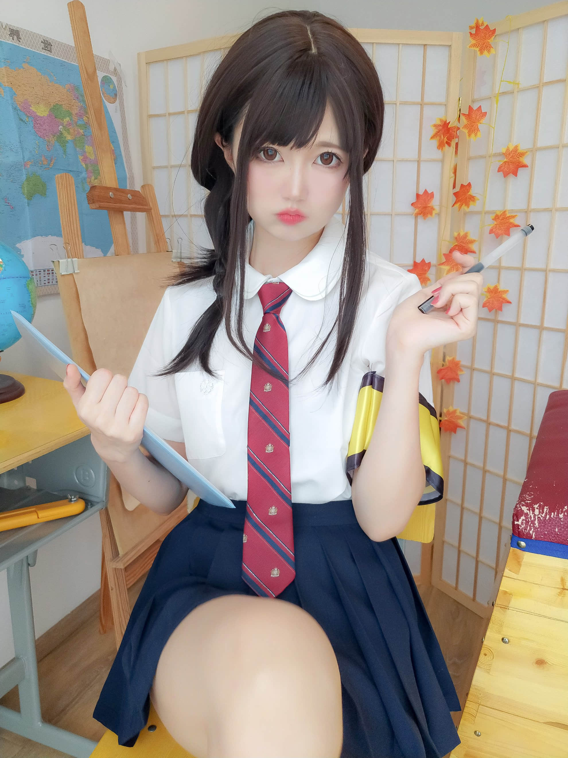 Nagisaมะโอมูเมียว] ประธานคณะกรรมการฝ่ายวินัย