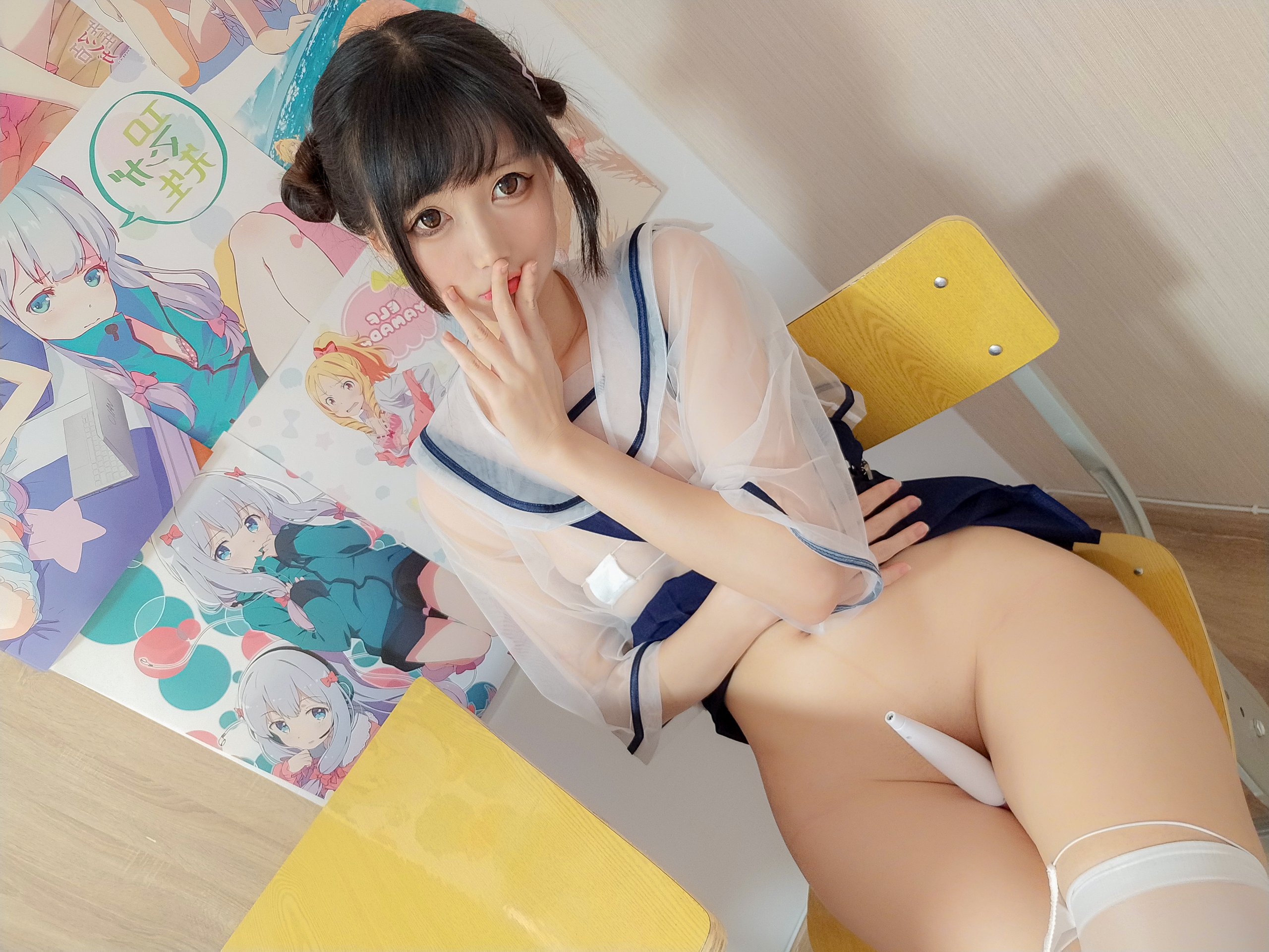 Nagisaมะโอมเมียว] ชุดยูนิฟอร์มที่ใสและน่ารัก~