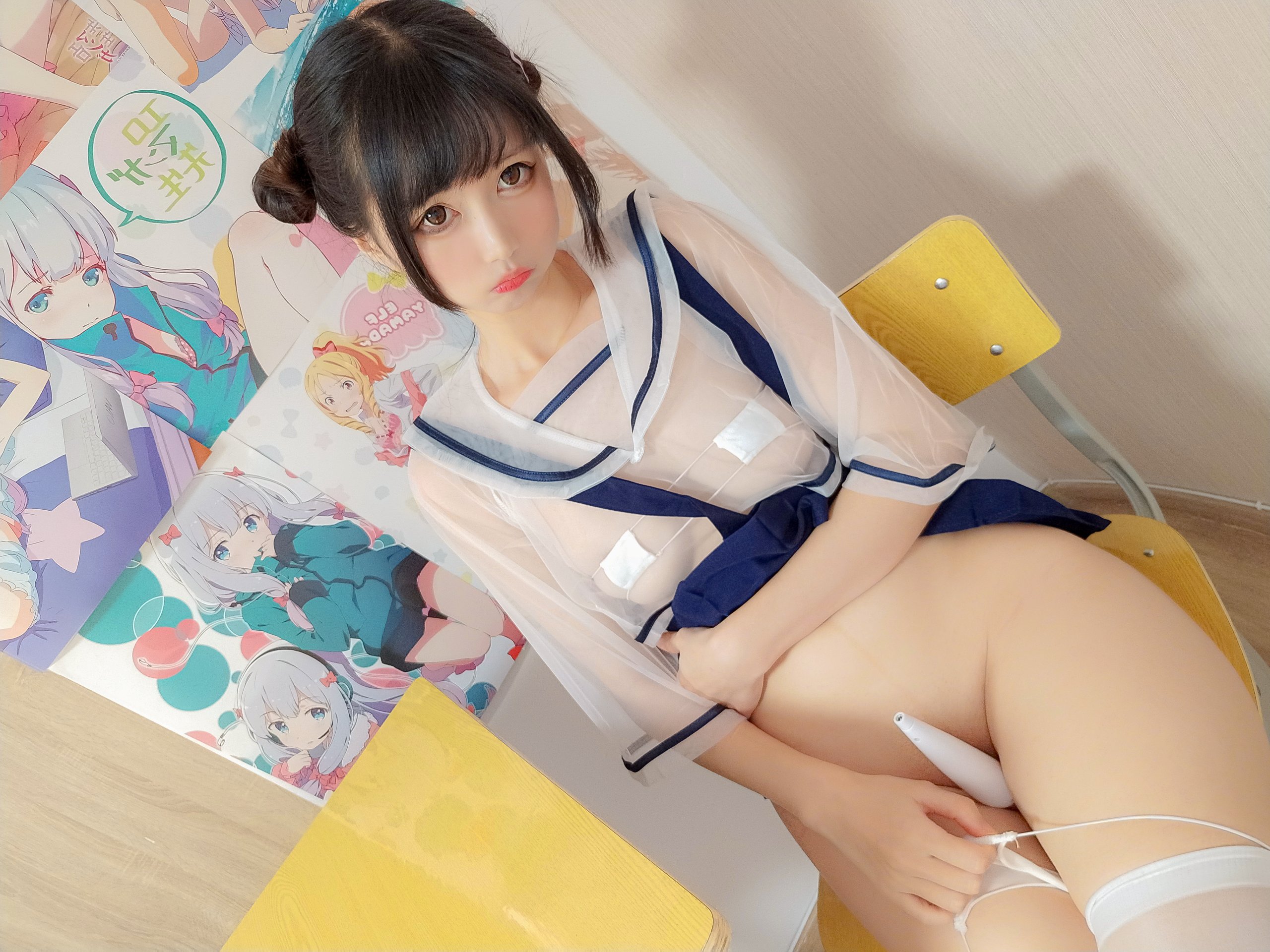 Nagisaมะโอมเมียว] ชุดยูนิฟอร์มที่ใสและน่ารัก~