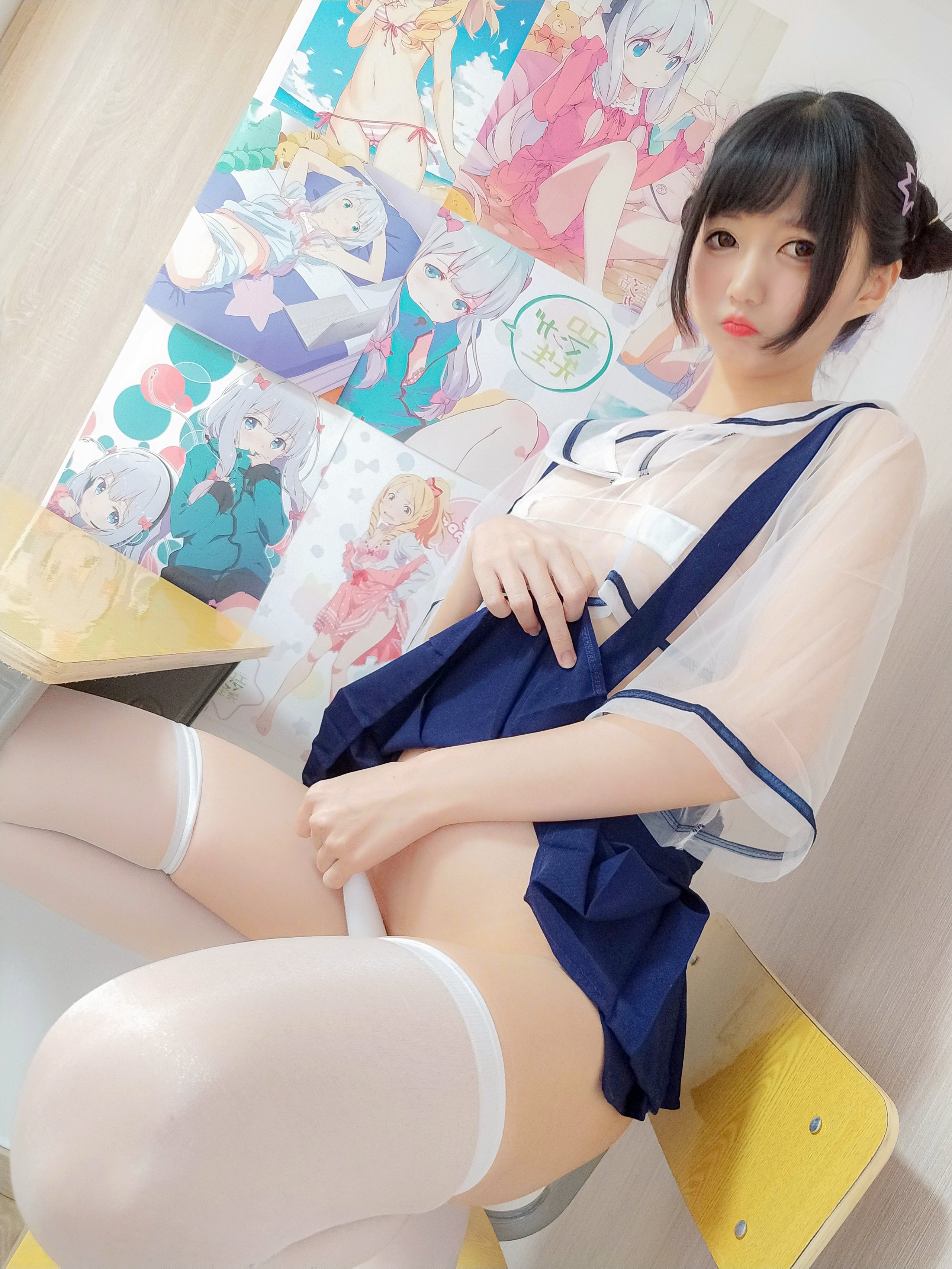 Nagisaมะโอมเมียว] ชุดยูนิฟอร์มที่ใสและน่ารัก~