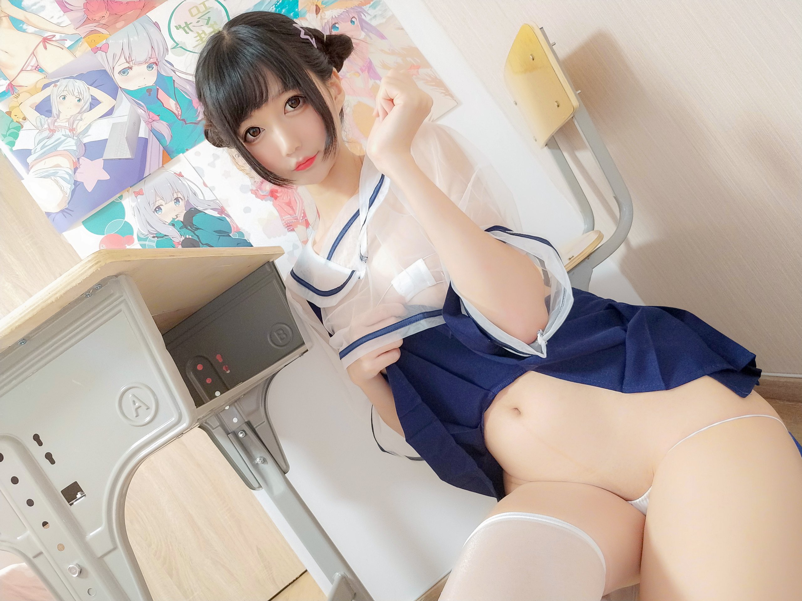 Nagisaมะโอมเมียว] ชุดยูนิฟอร์มที่ใสและน่ารัก~