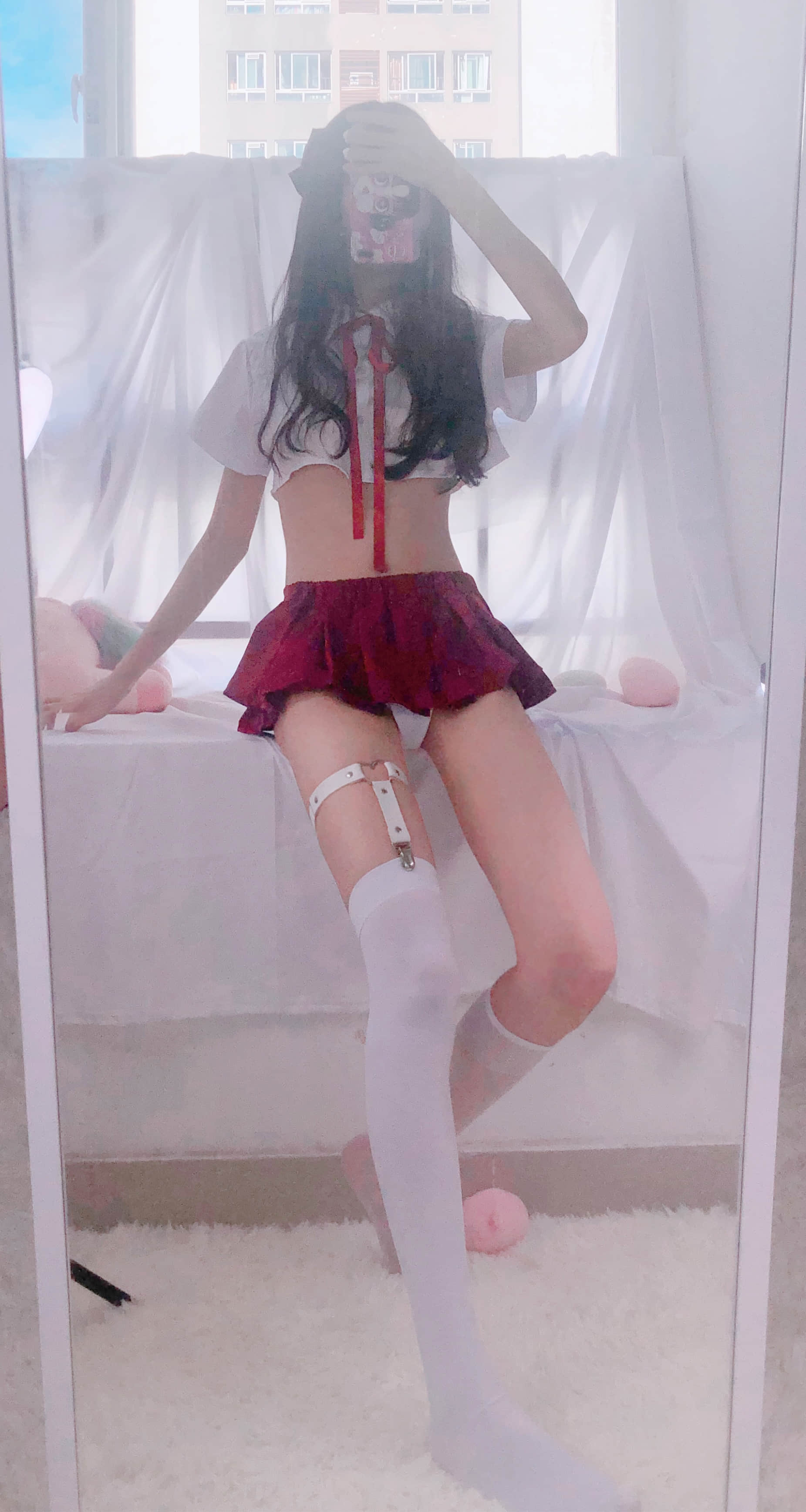 茶狸子(櫻川奈子) - 超色气JK少女 + 12V