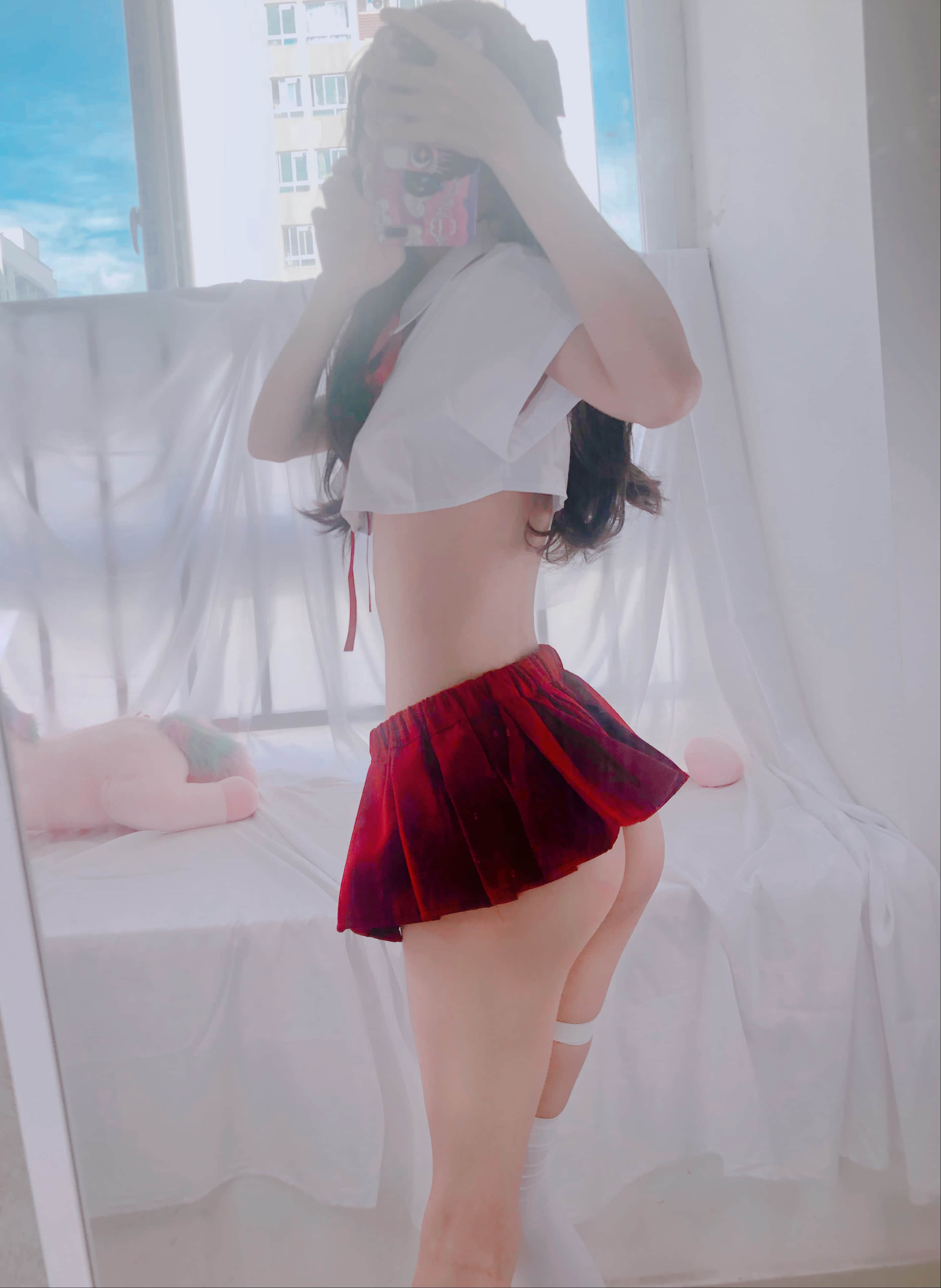 茶狸子(櫻川奈子) - 超色气JK少女 + 12V