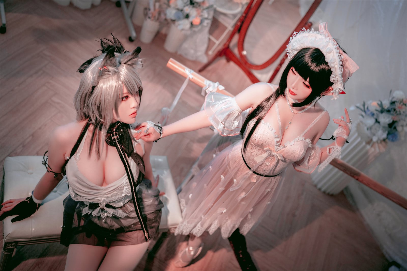 Ban Ban Zi x Mian Bing Xian Er - Arknights Black x Mudrock