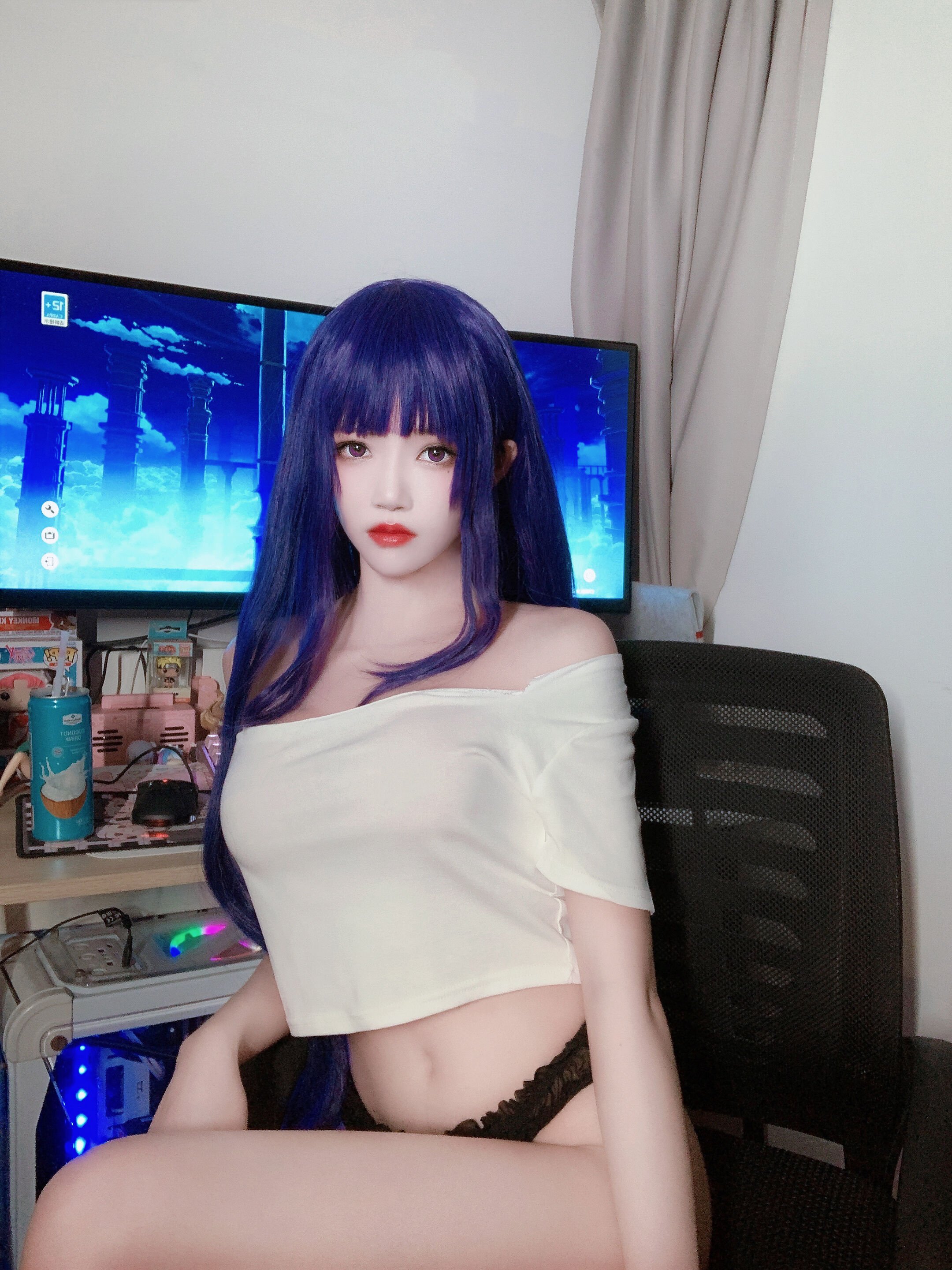 사쿠라토미야오 - 라이덴 쇼군 셀카