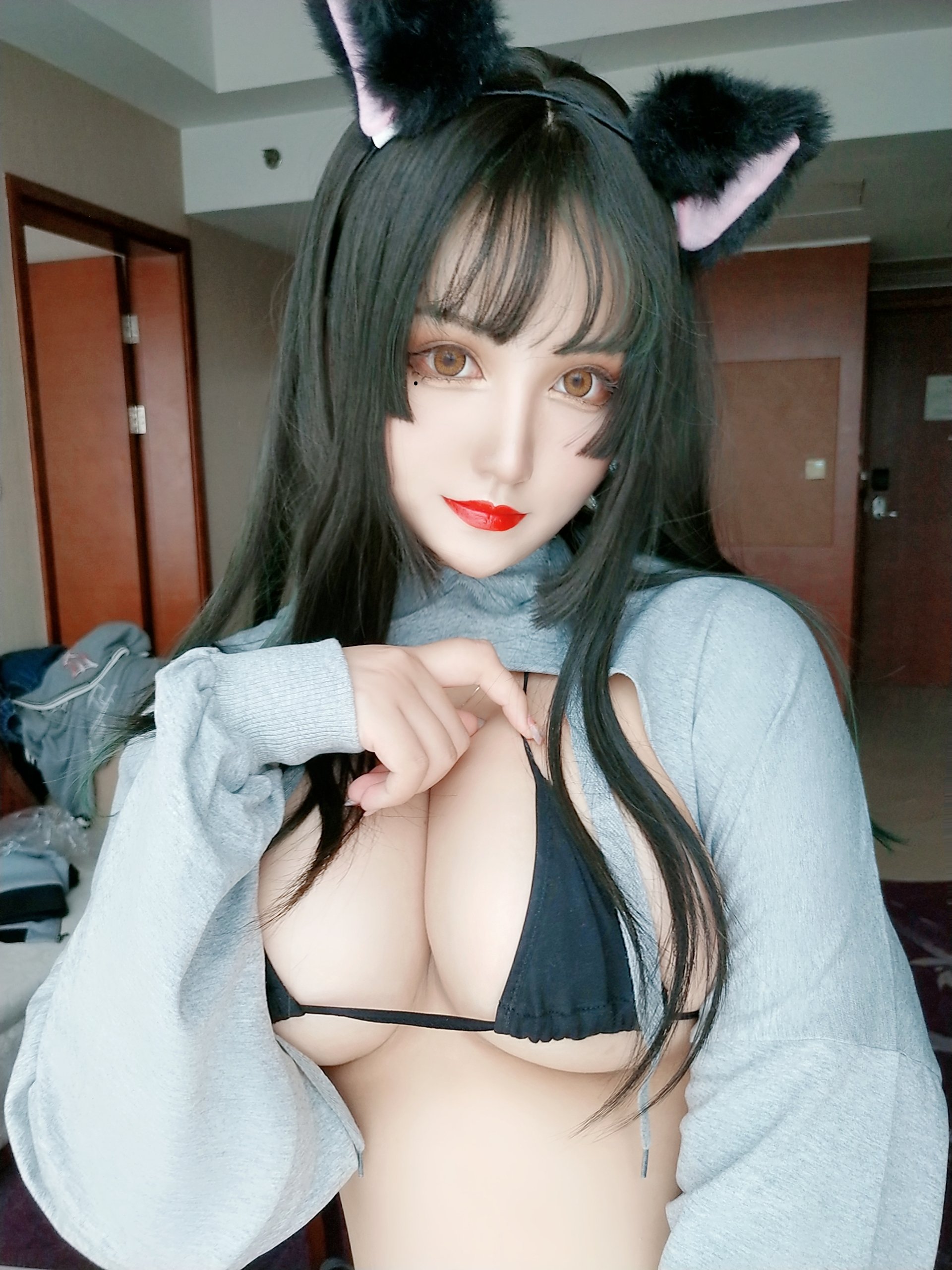 【夏鸽鸽】猫耳 黑