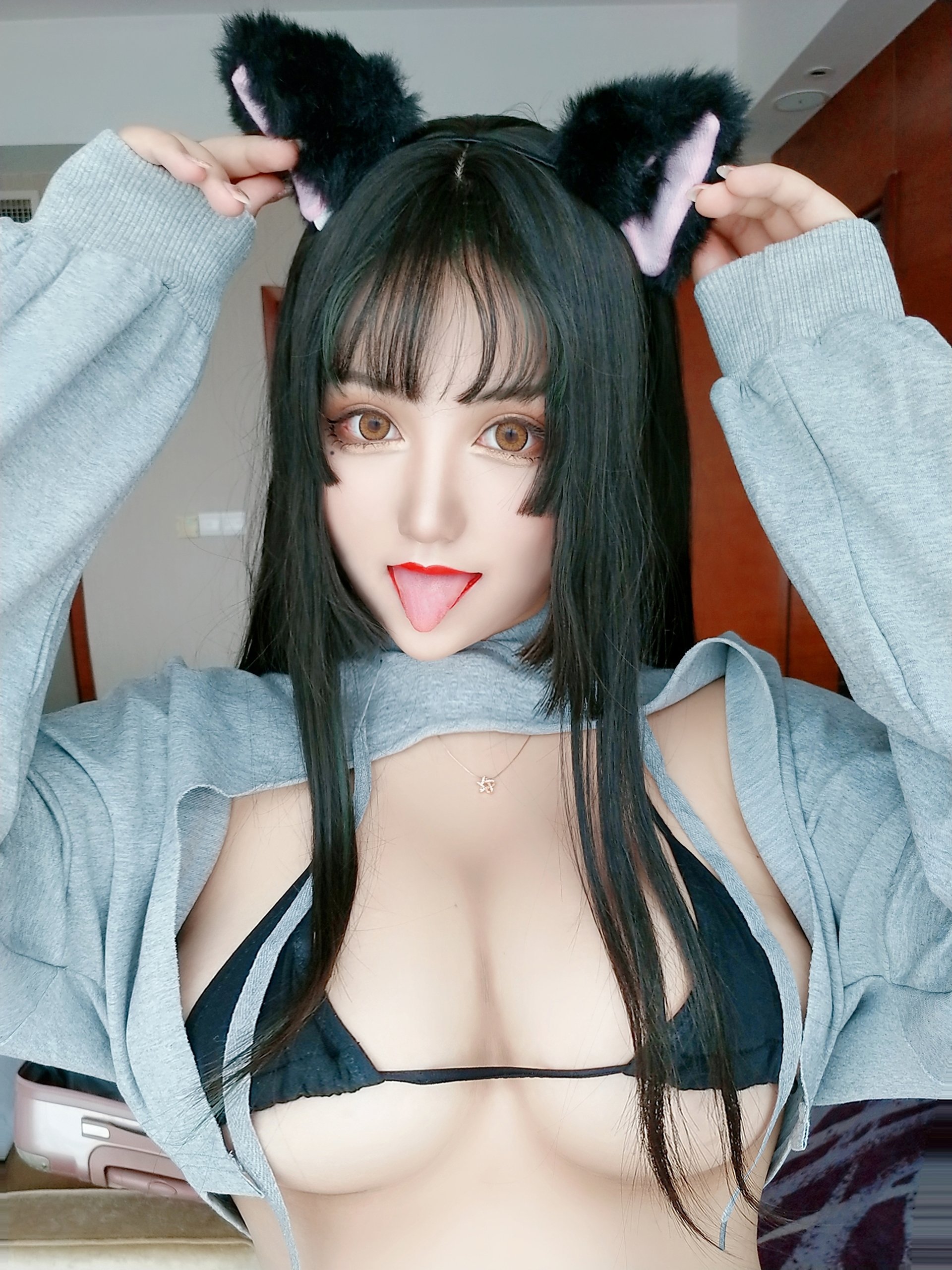【夏鸽鸽】猫耳 黑