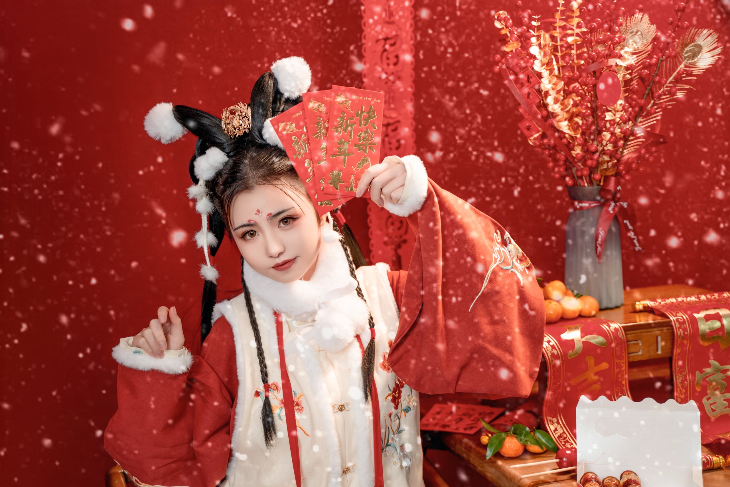 爆机少女喵小吉-玉兔迎春