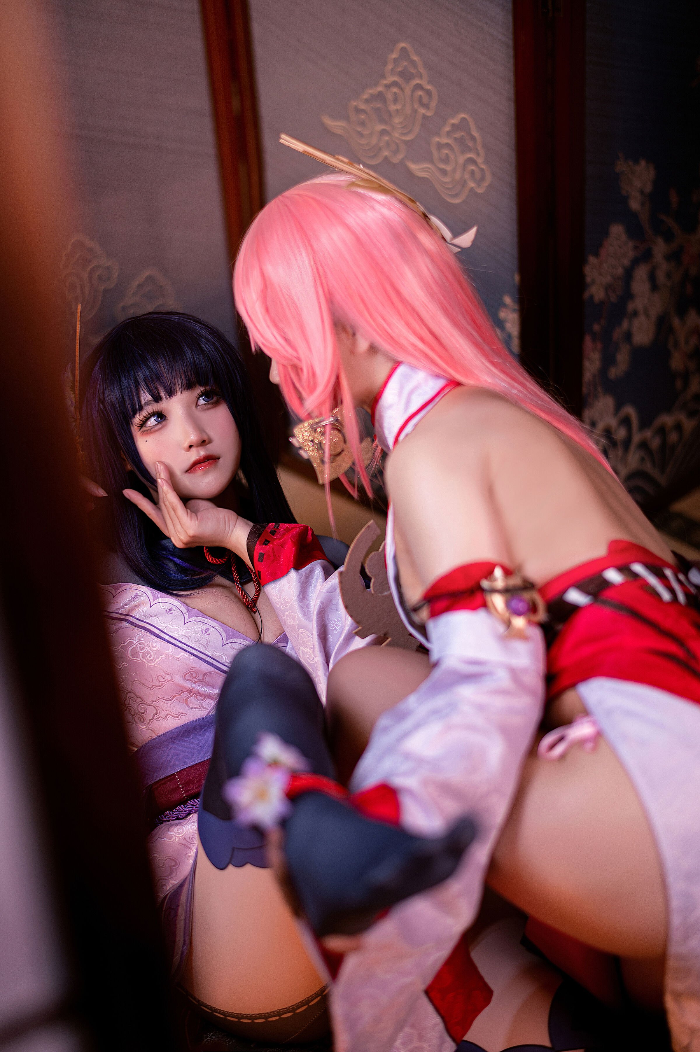 伊喵君_Nya NO.007 伊喵君_Nya & ジンサン - 『原神-鳴神デュオ』 八重&雷神 ダブルハピネス