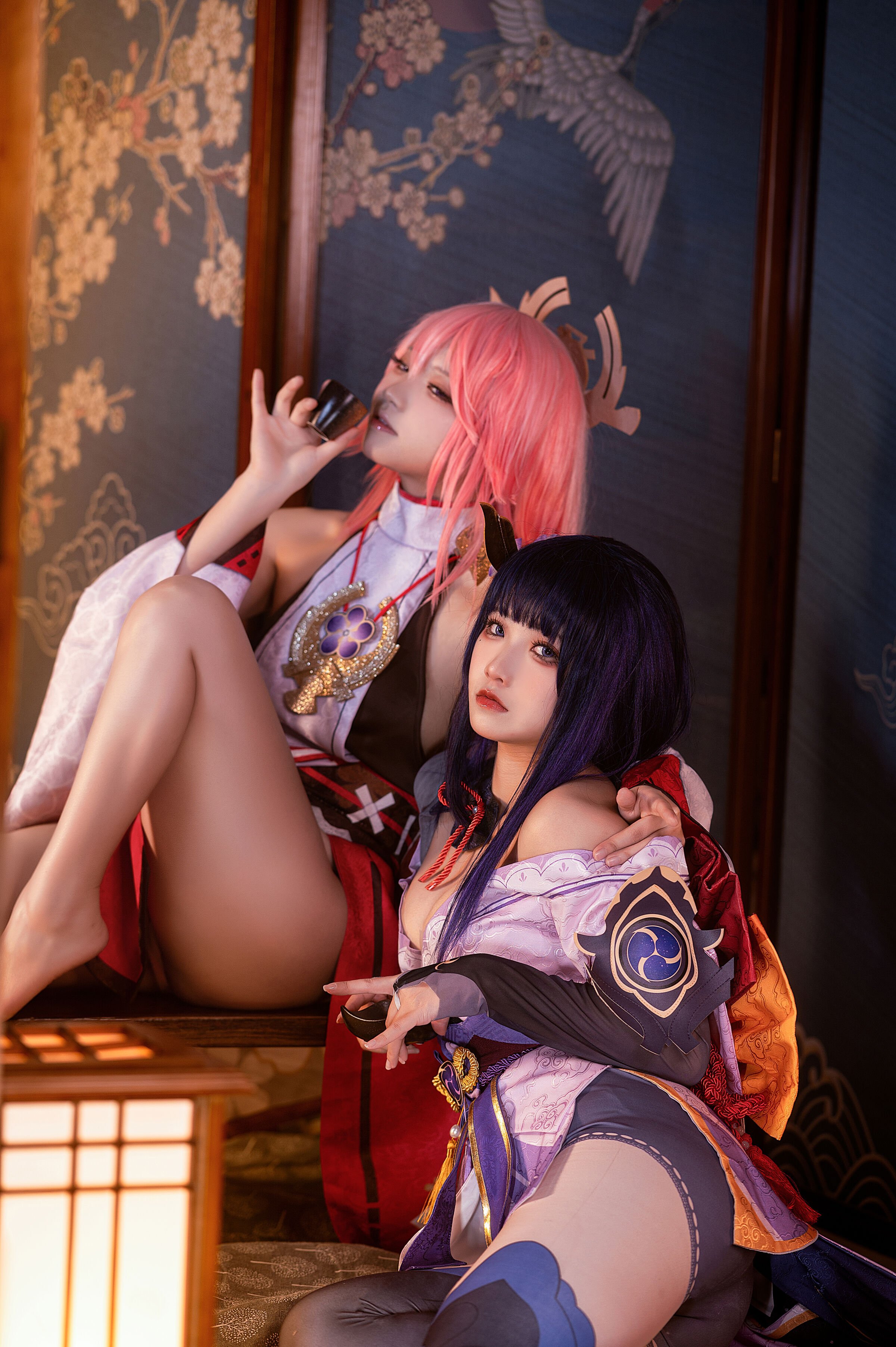 伊喵君_Nya NO.007 伊喵君_Nya & ジンサン - 『原神-鳴神デュオ』 八重&雷神 ダブルハピネス