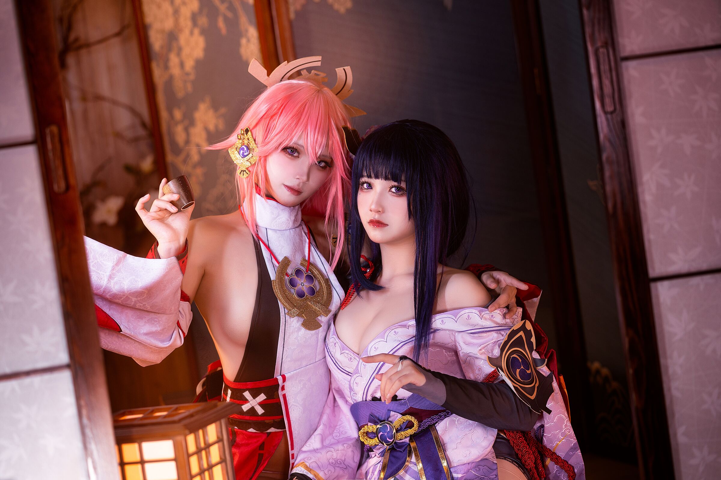 伊喵君_Nya NO.007 伊喵君_Nya & ジンサン - 『原神-鳴神デュオ』 八重&雷神 ダブルハピネス