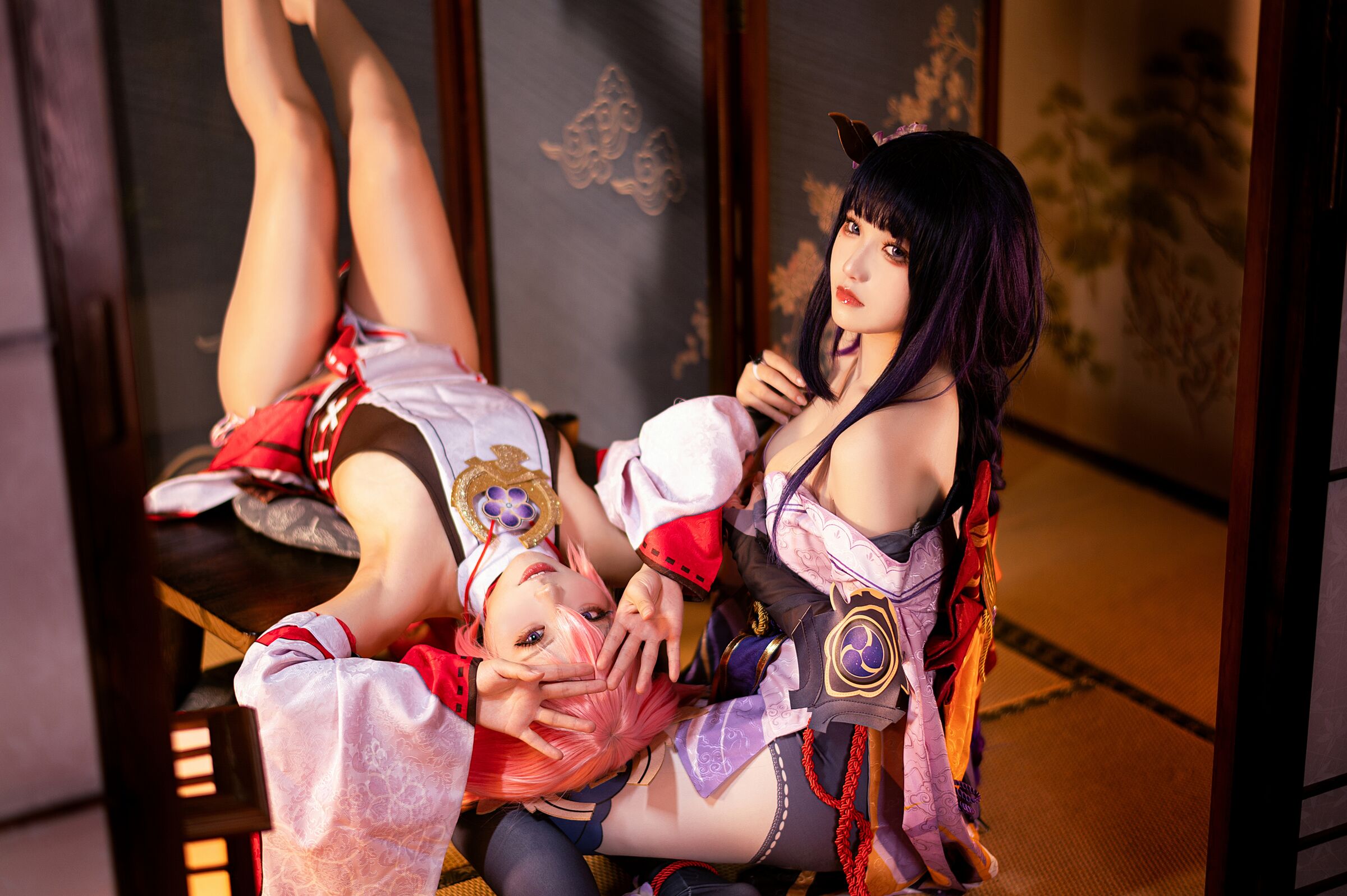 伊喵君_Nya NO.007 伊喵君_Nya & ジンサン - 『原神-鳴神デュオ』 八重&雷神 ダブルハピネス