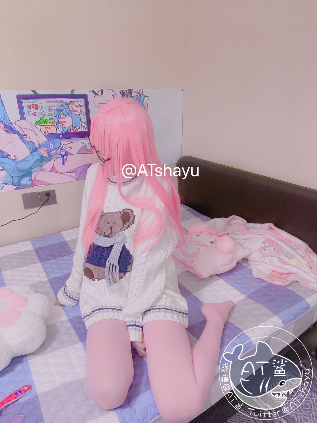 エーティーシャ-ピンク