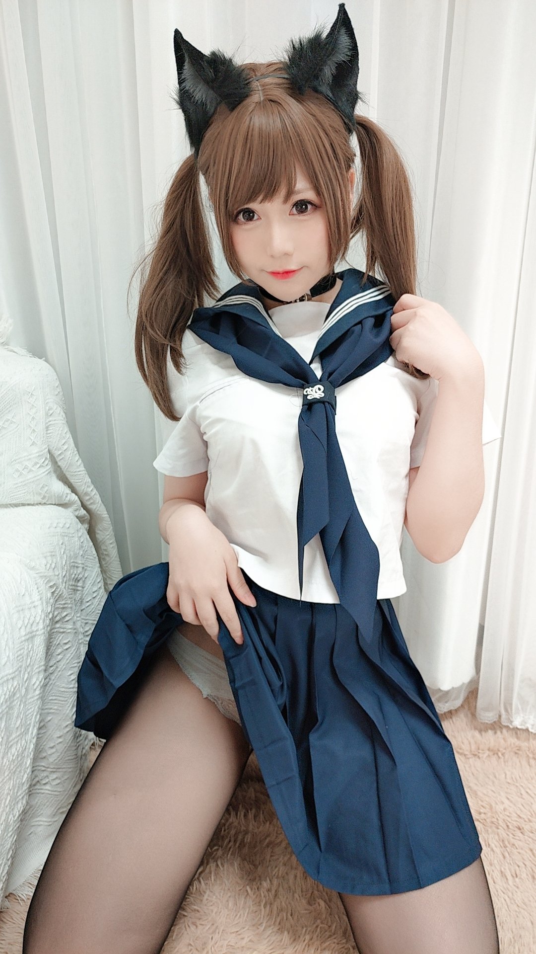ニャコ喵子 - NO.022 セーラー服自撮り
