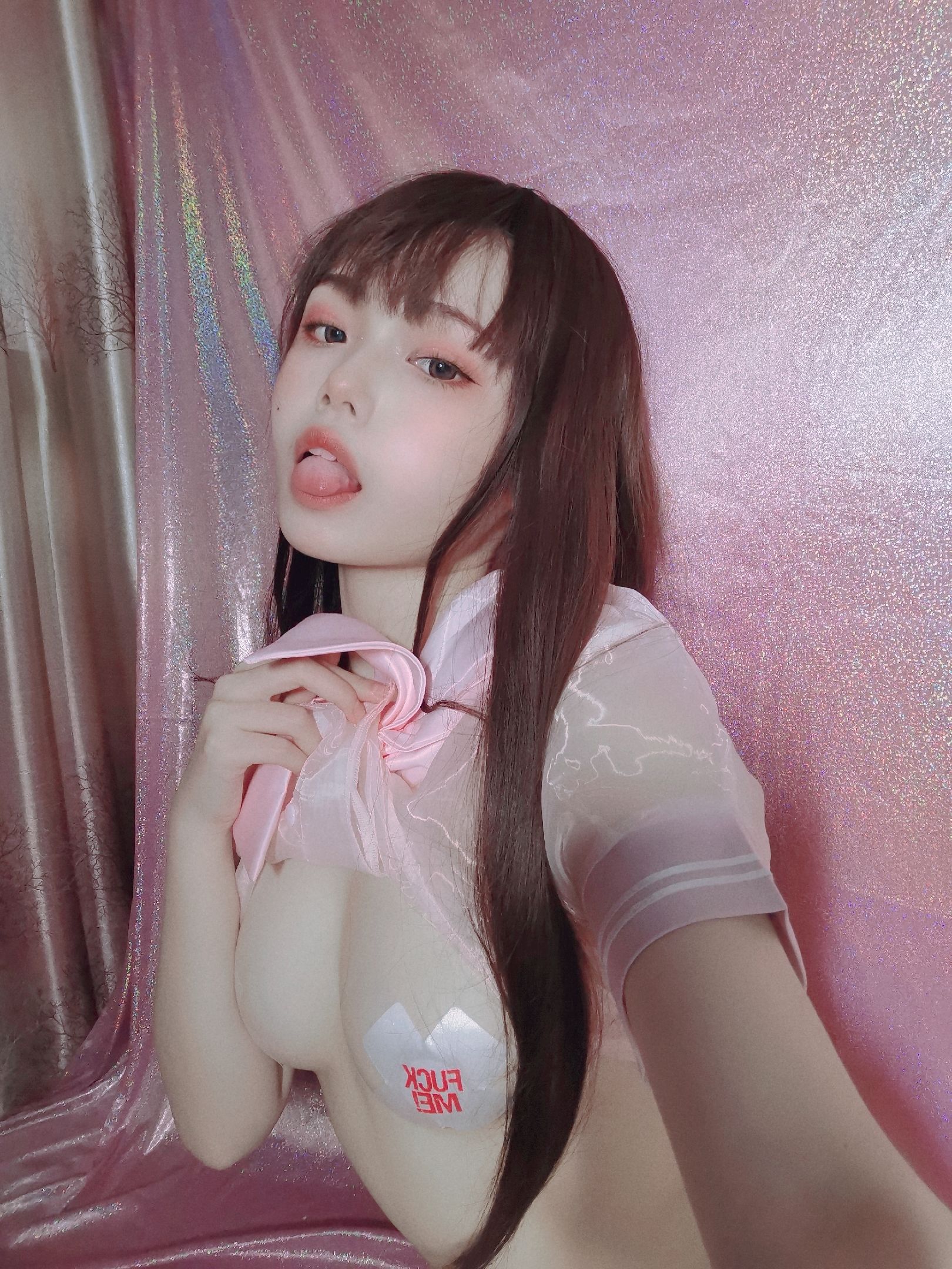 칠월 미야오쯔] 분홍 세일러복