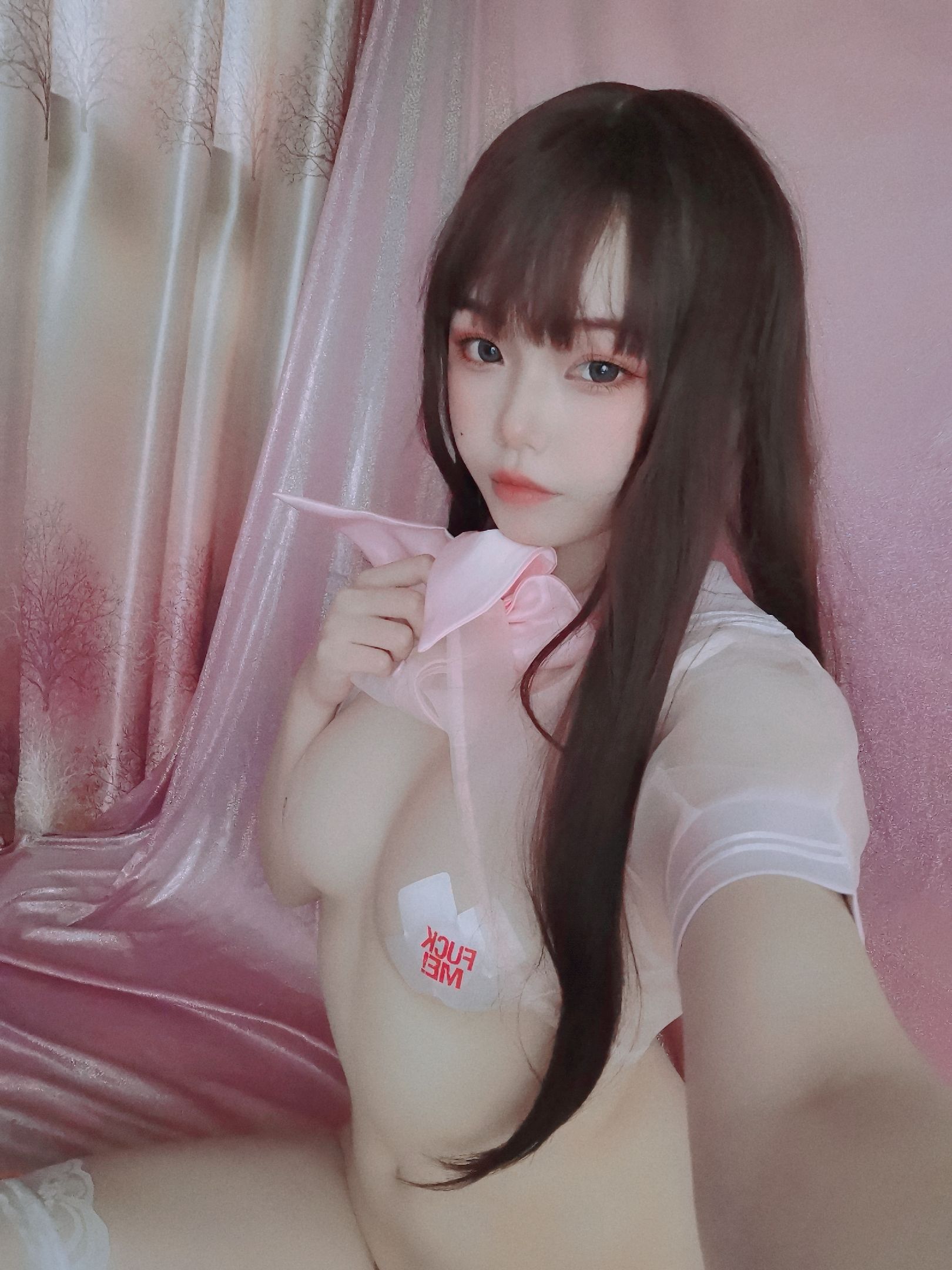 [七月喵子] 粉嫩水手服