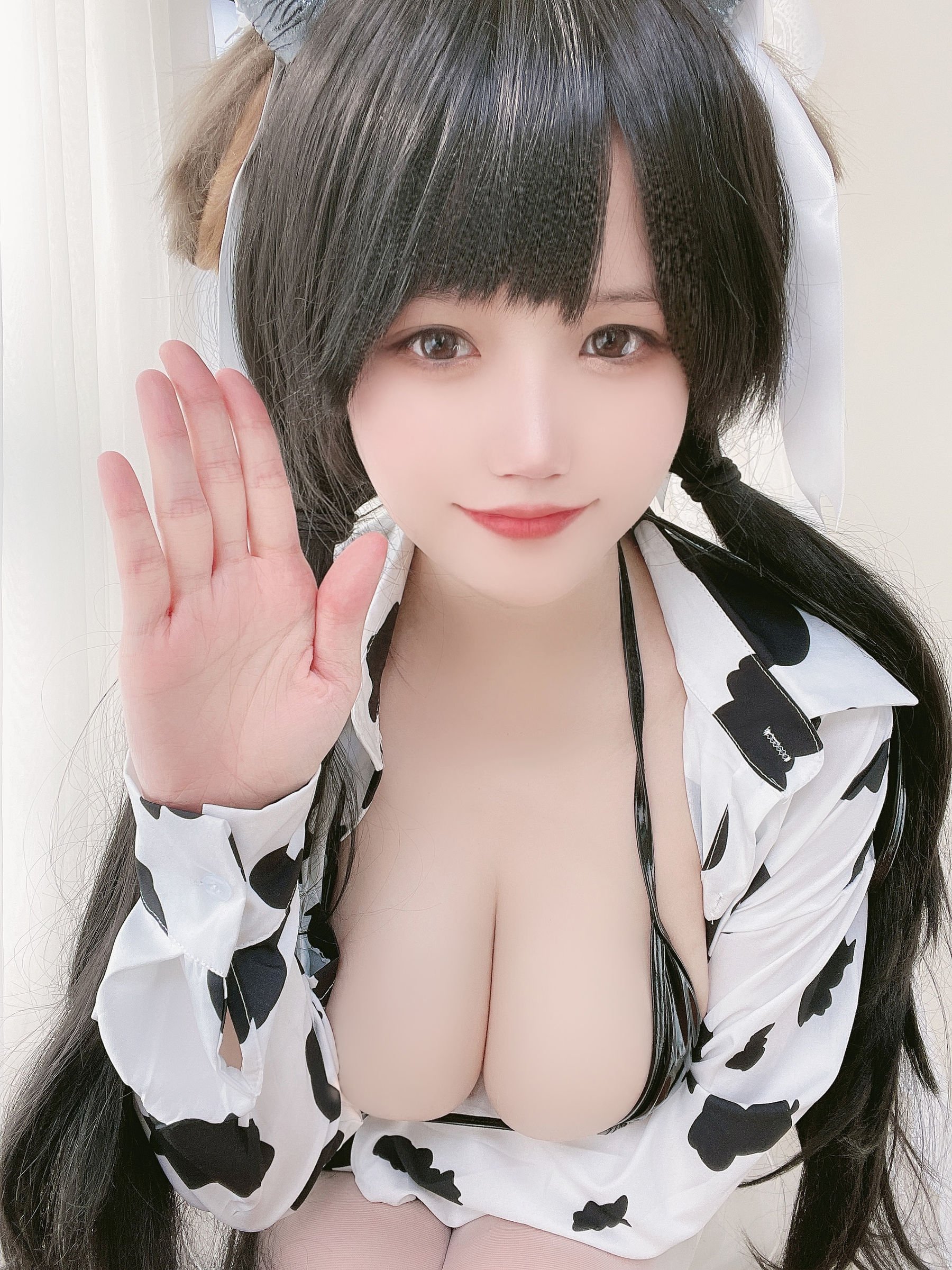 小倉千代w] 奶牛襯衣