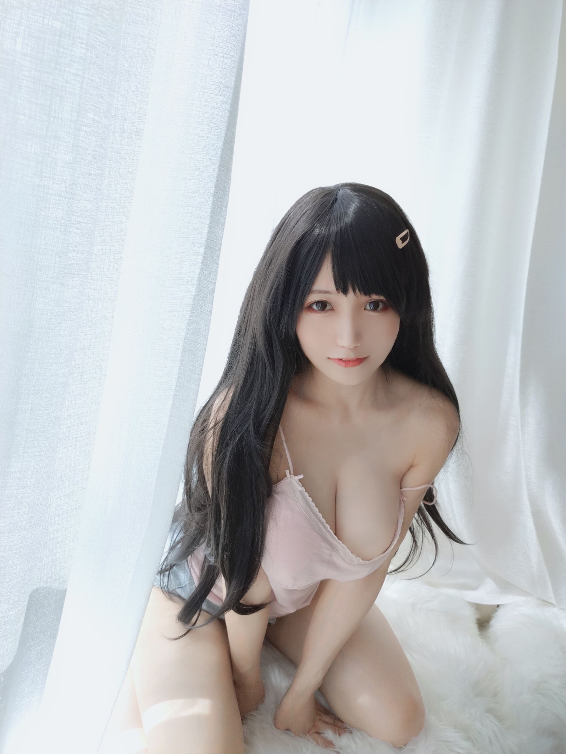 [小仓千代w] 粉色吊带