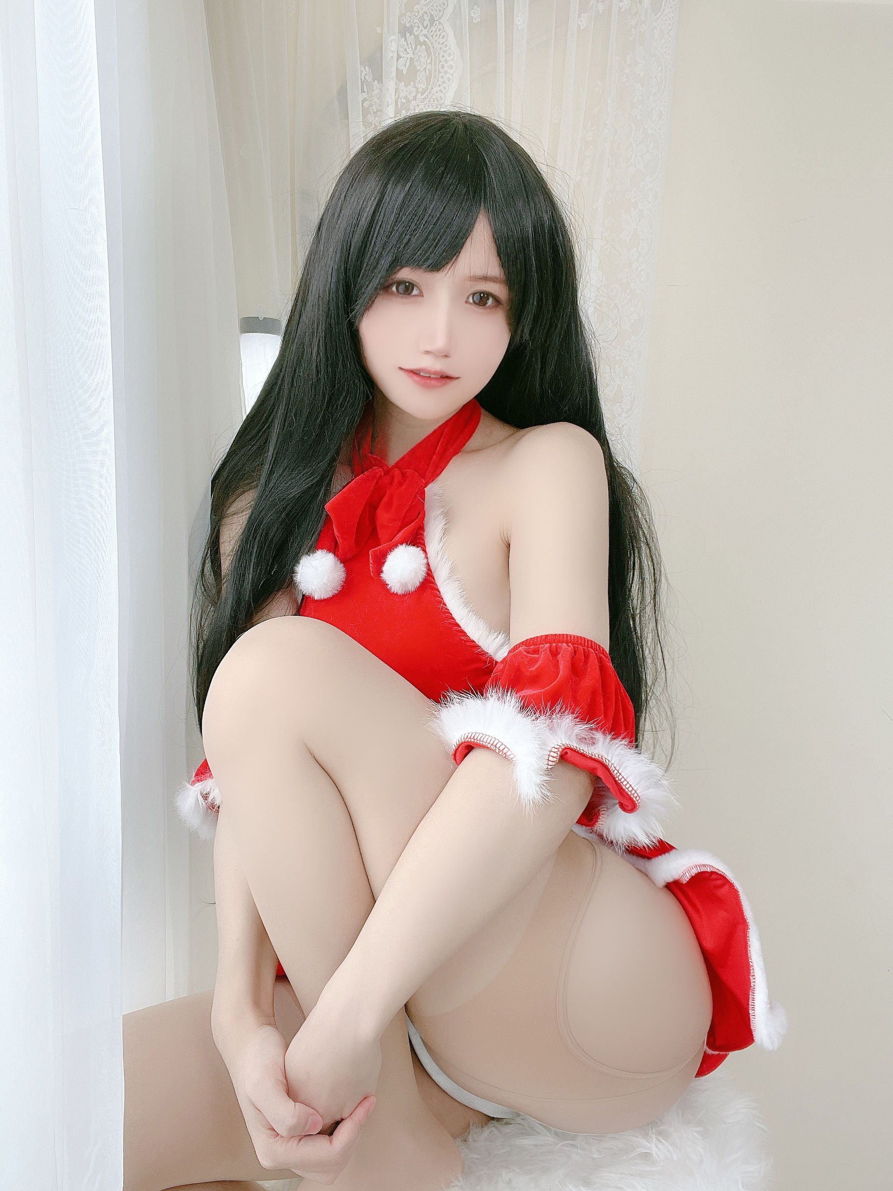 [小仓千代w] 红色圣诞礼物裙