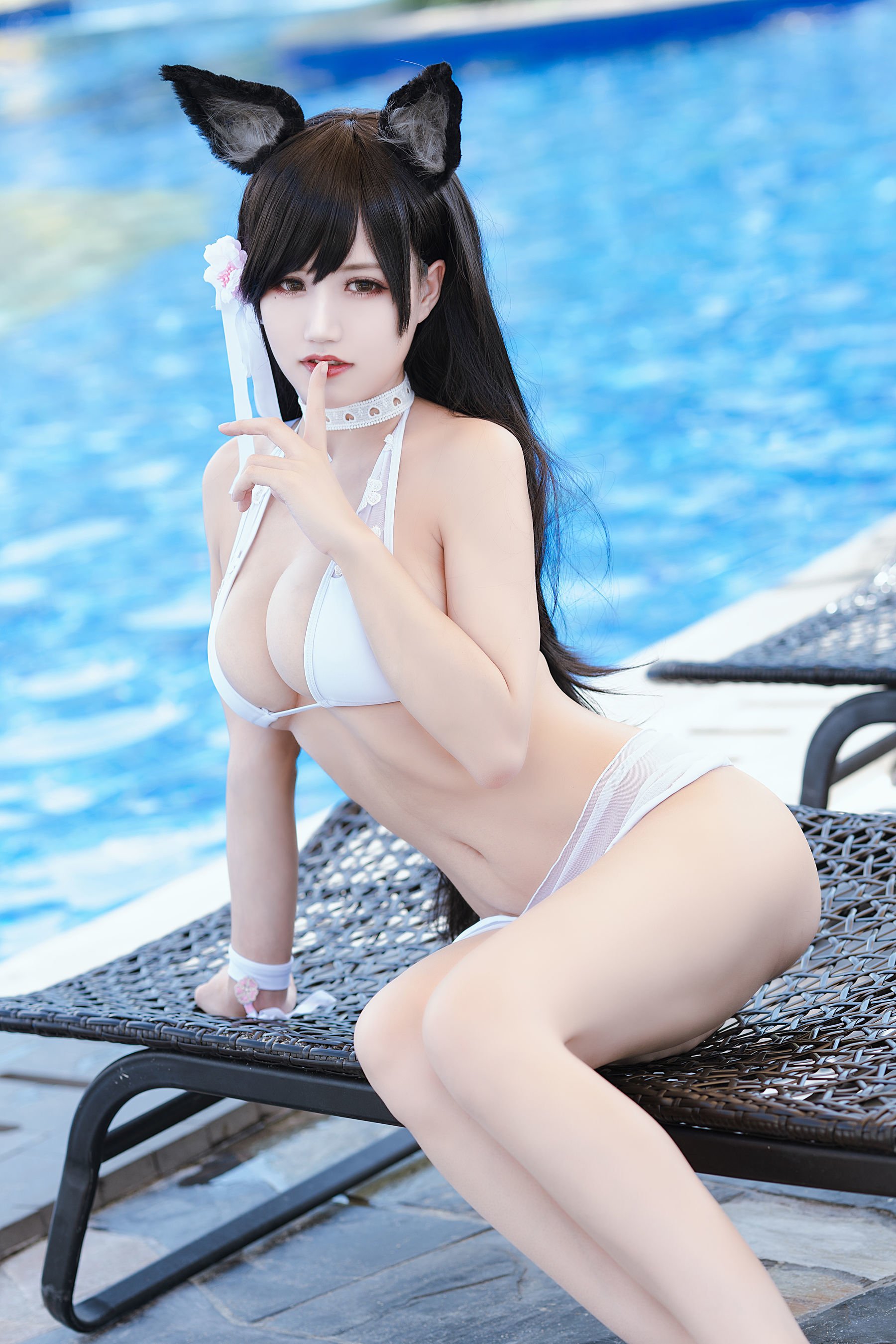 [小仓千代w] 舰长爱宕泳装