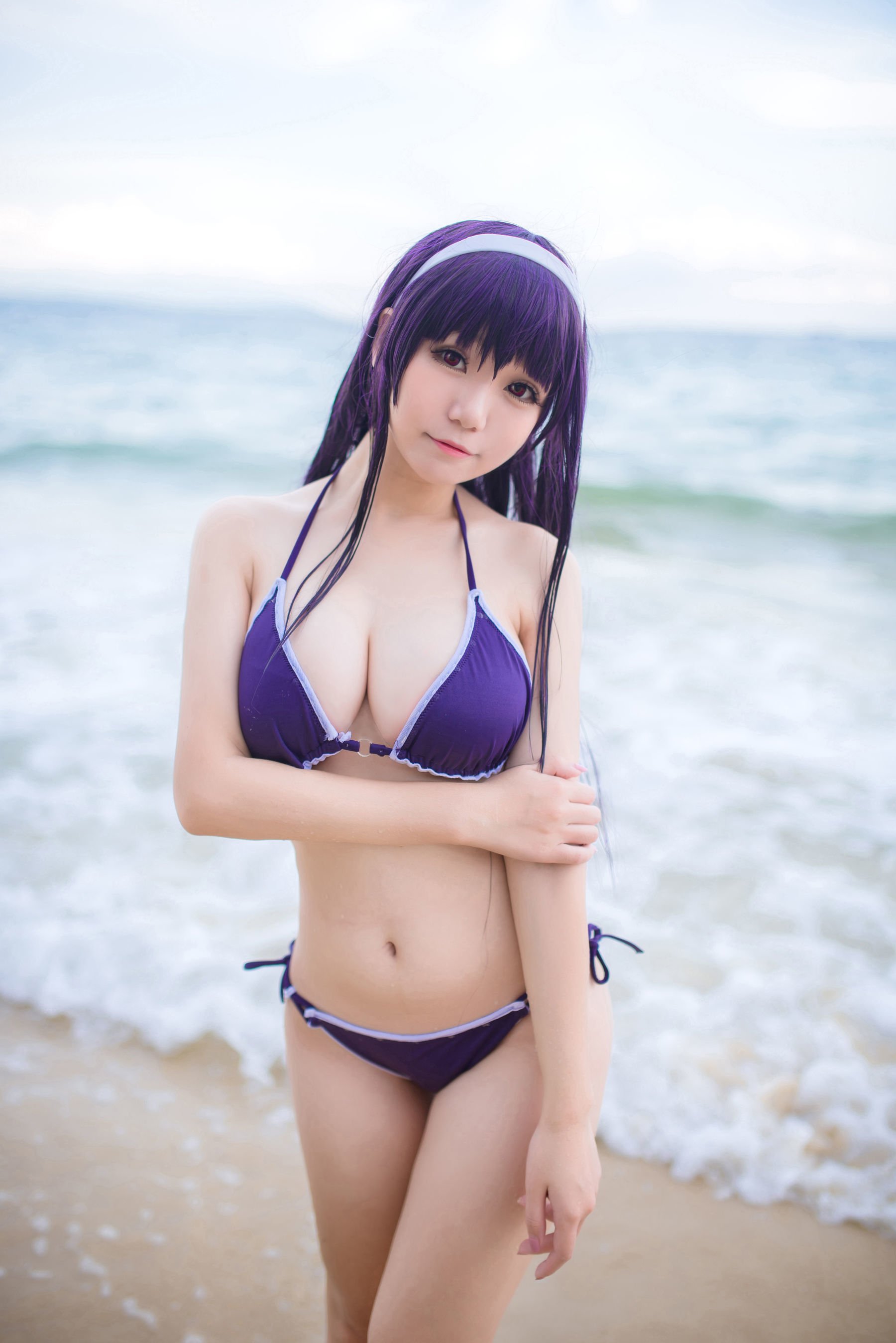 Bạch Kim Saki] Áo tắm