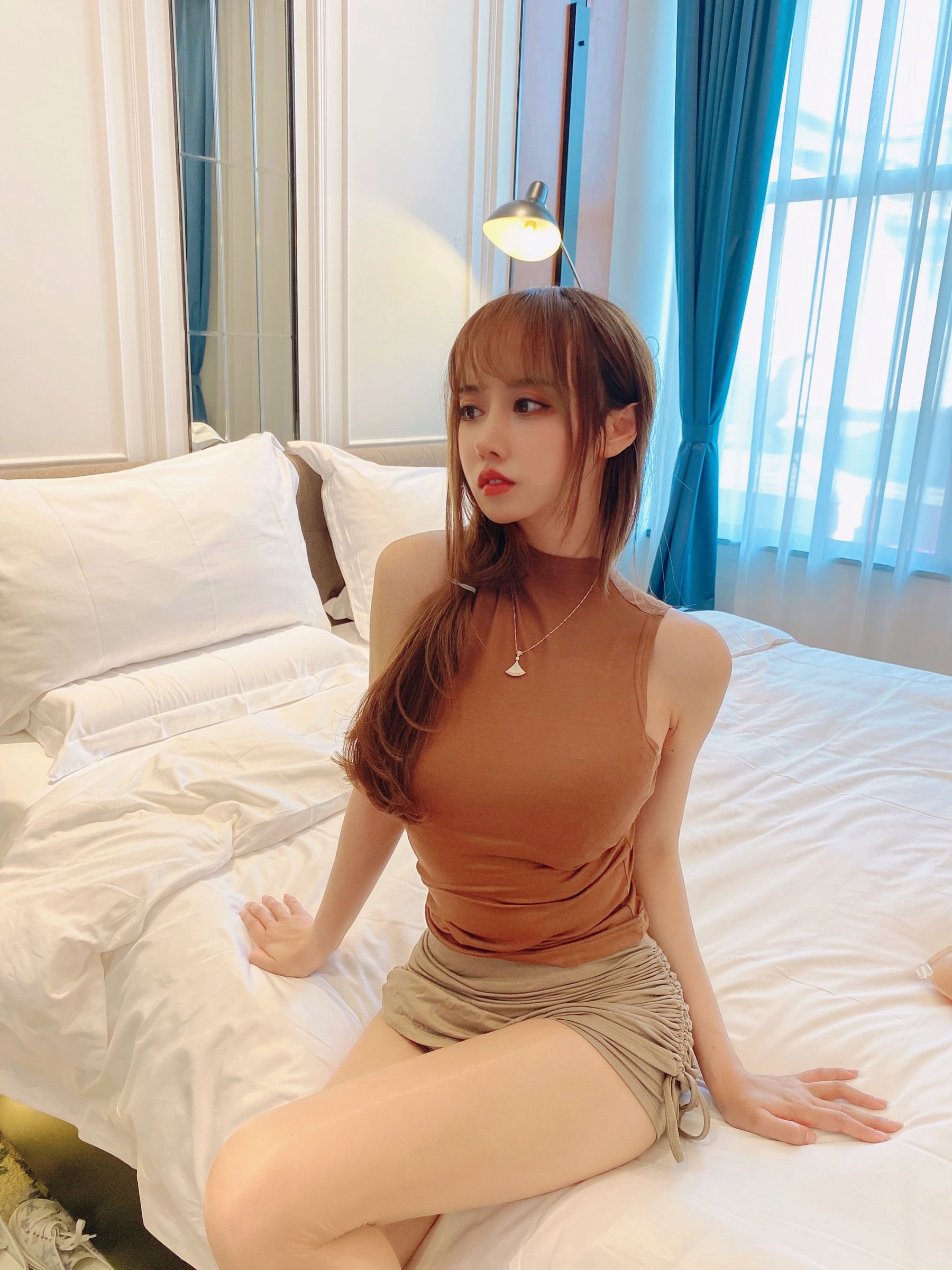 과기 미선선 묘] 스타킹을 입은 매력적인 부인의 유혹 시리즈 사진 세트