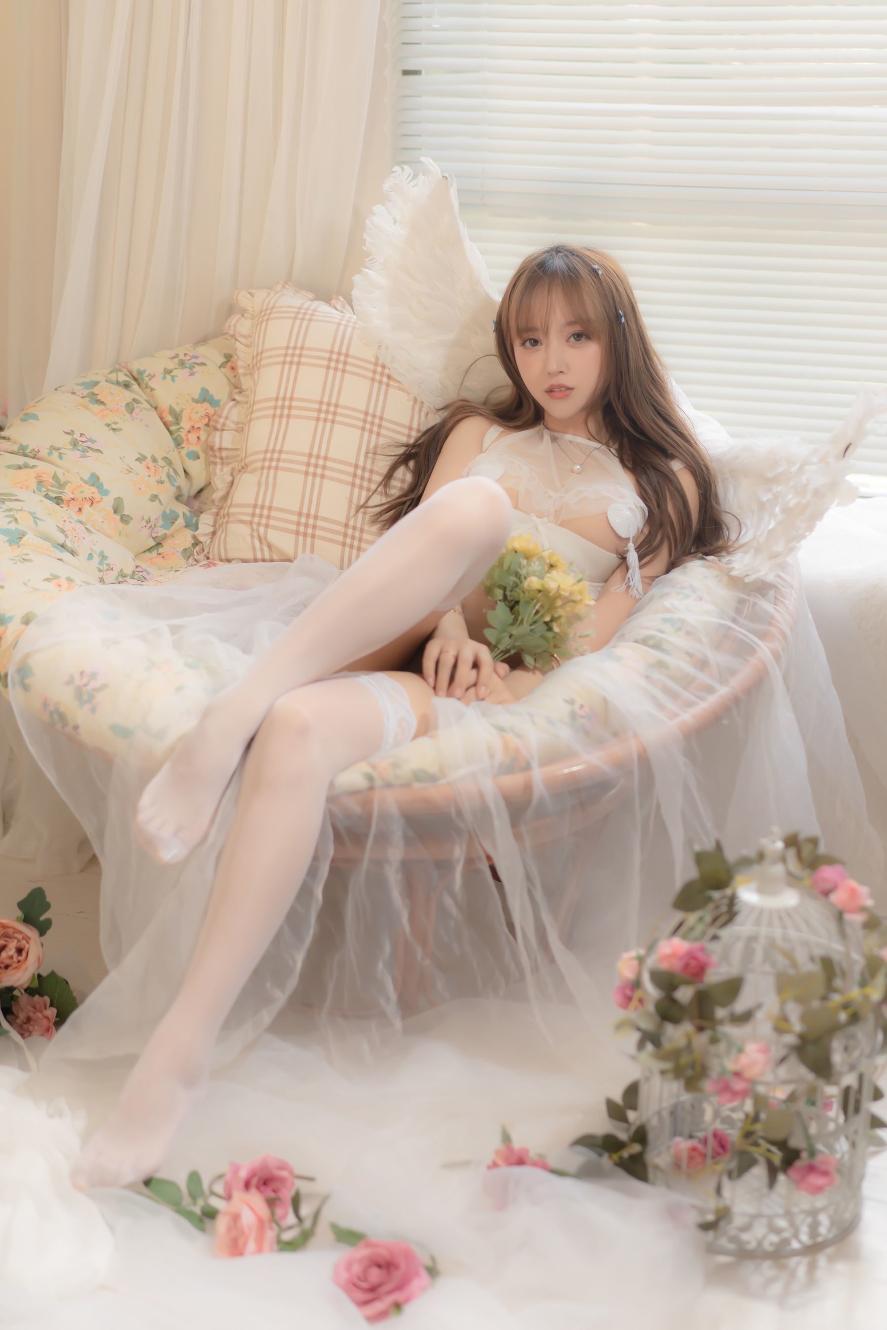 过期米线线喵 坠落天使 Cosplay