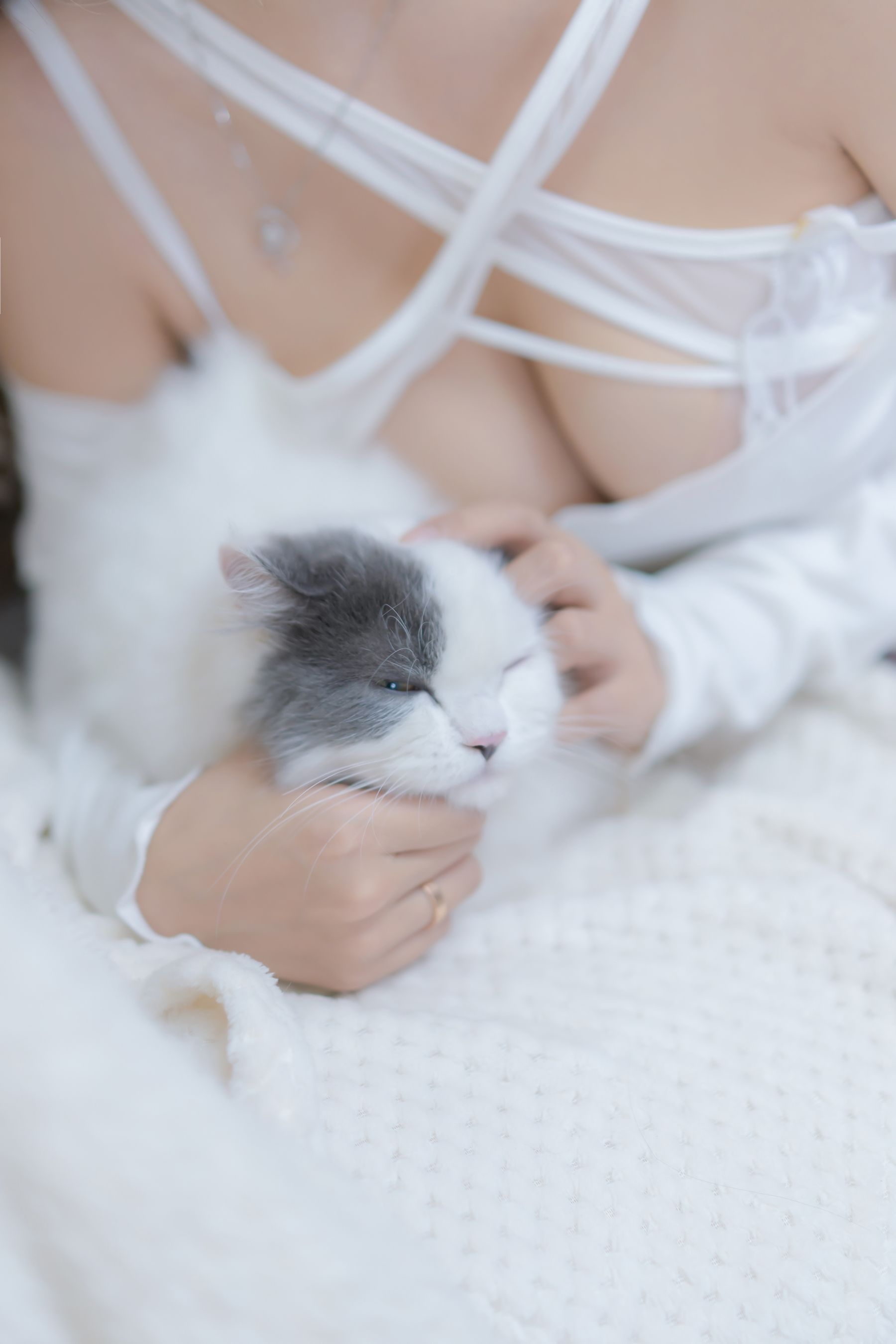 [过期米线线喵] 我和猫写真套图