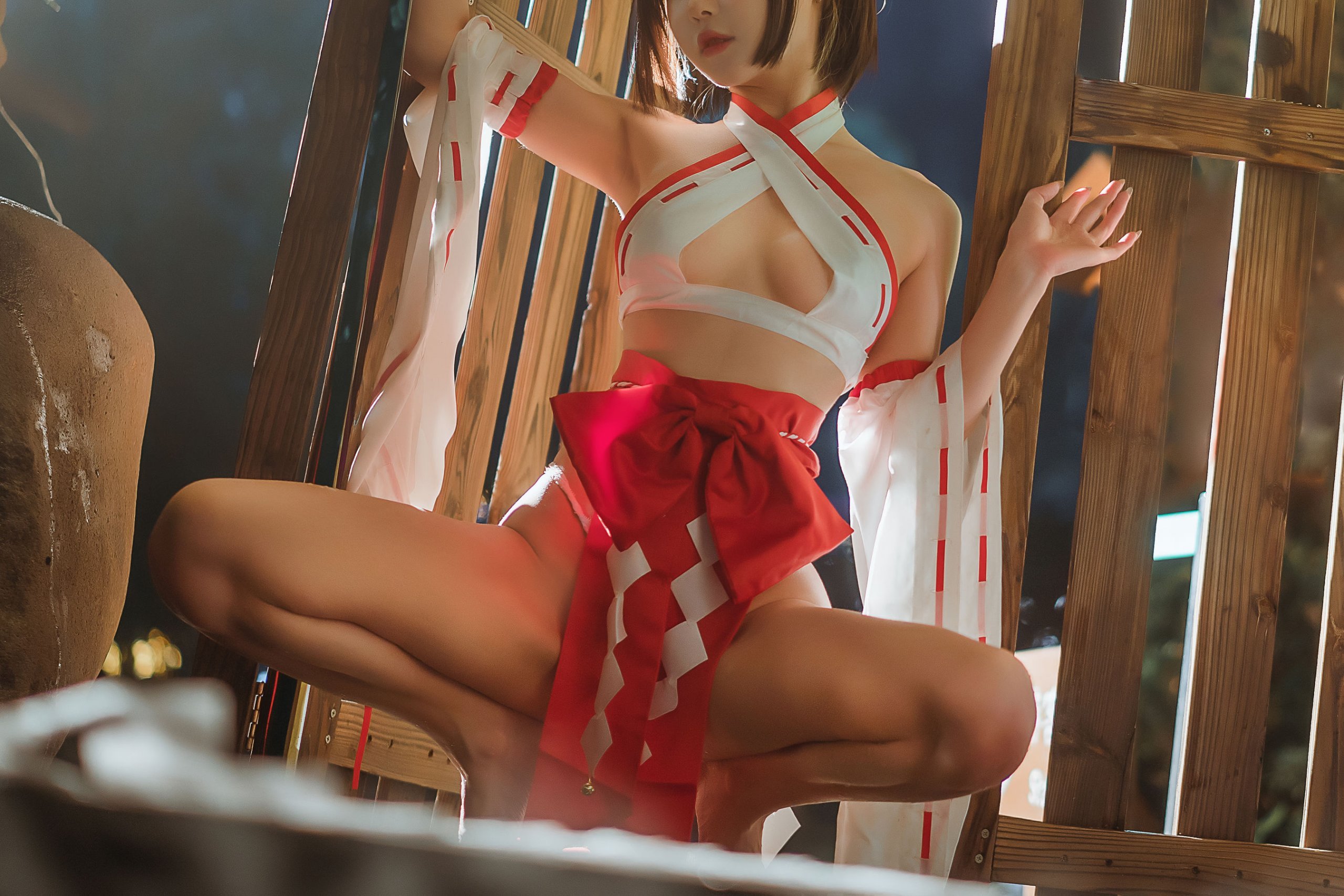 อาเปาเป็นกระต่ายสาวด้วย] บ่อน้ำร้อนนักบวชหญิง